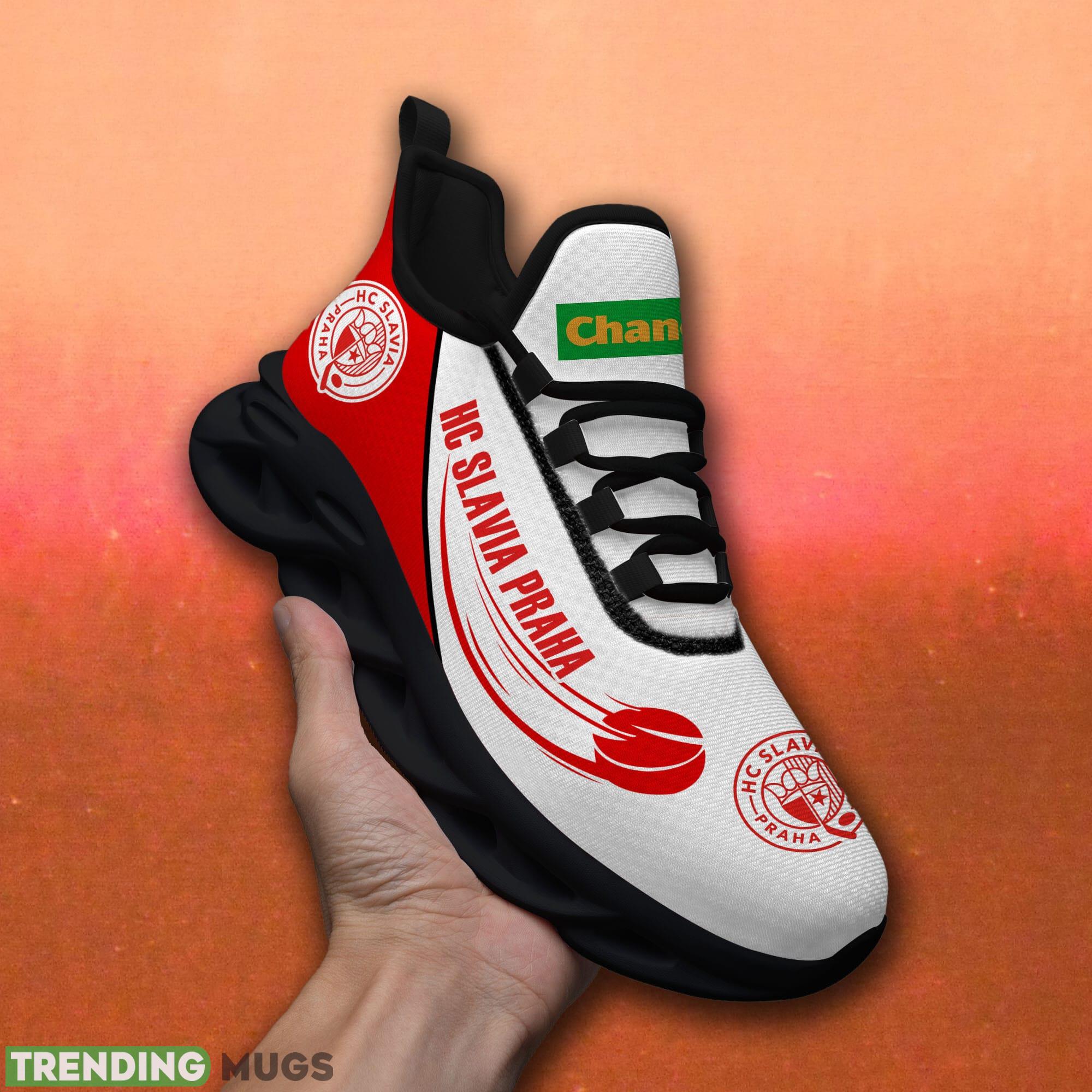 Tipsport Extraliga Running Sneakers HC Slavia Praha Logo Max Soul Shoes For Fans Max Soul Tipsport Extraliga Running Sneakers HC Slavia Praha Logo Max Soul Shoes For Fans Max Soul