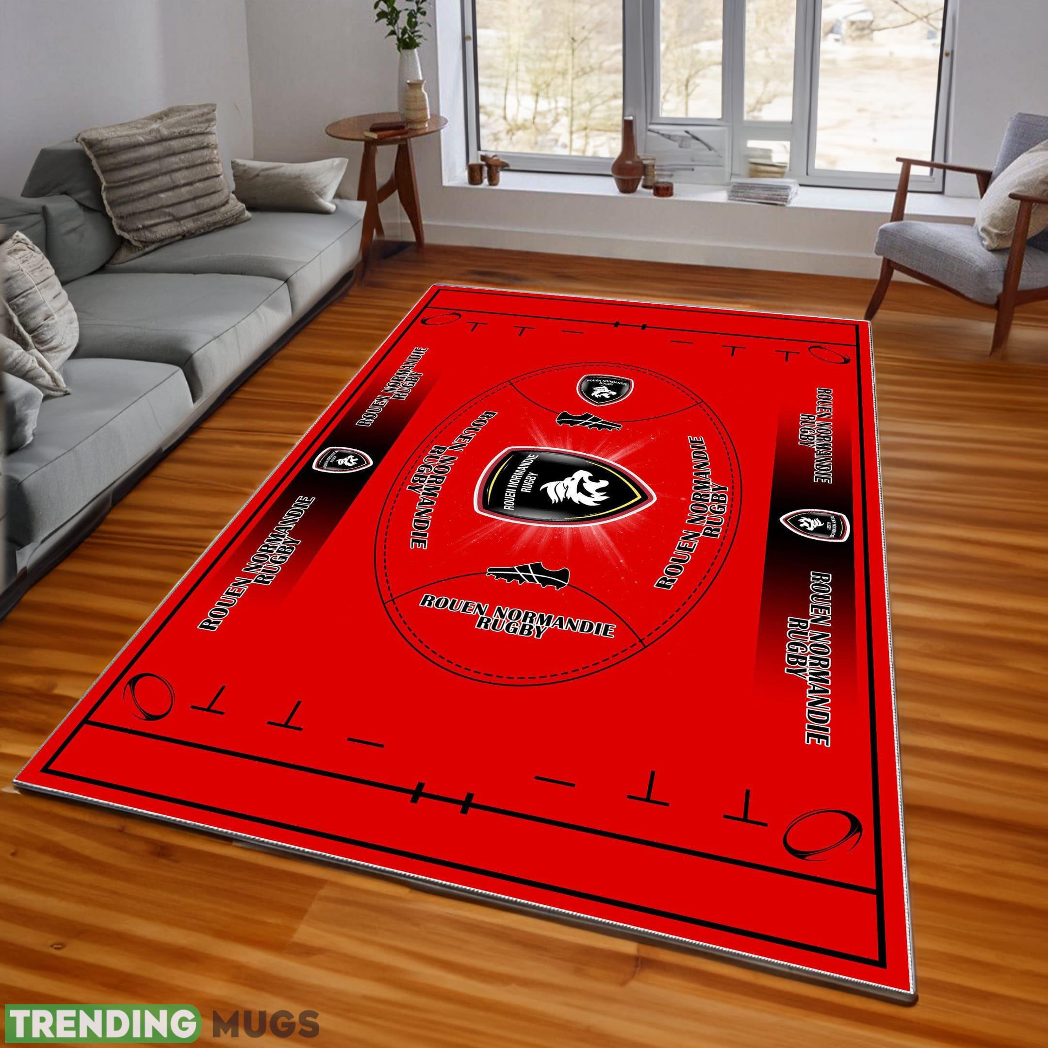 Top 14 Rouen Normandie Rugby Logo For Fans Area Rugs Living Room Indoor And Outdoor - Top 14 Rouen Normandie Rugby Rugs_1 Top 14 Rouen Normandie Rugby Logo For Fans Area Rugs Living Room Indoor And Outdoor - Top 14 Rouen Normandie Rugby Rugs_1