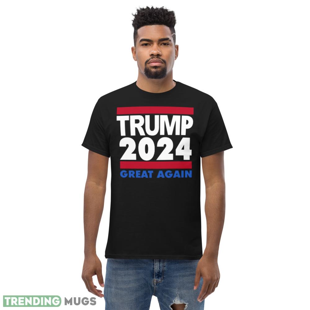 TRUMP 2024 GREAT AGAIN Design 8 Black T Shirt Dark Shirt TRUMP 2024 GREAT AGAIN Design 8 Black T Shirt Dark Shirt