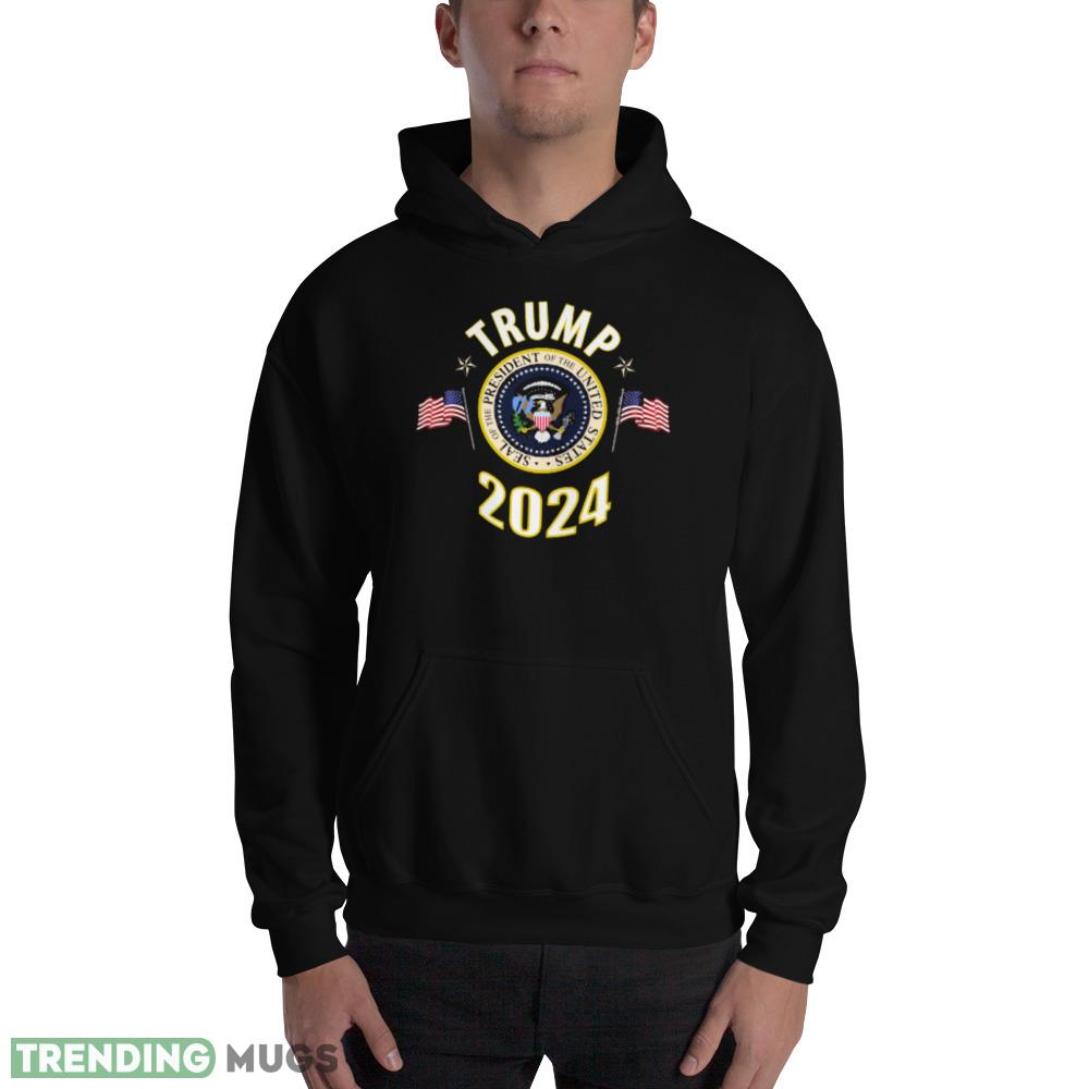 Trump 2024 Presidential Seal Design Black T Shirt Dark Shirt Trump 2024 Presidential Seal Design Black T Shirt Dark Shirt