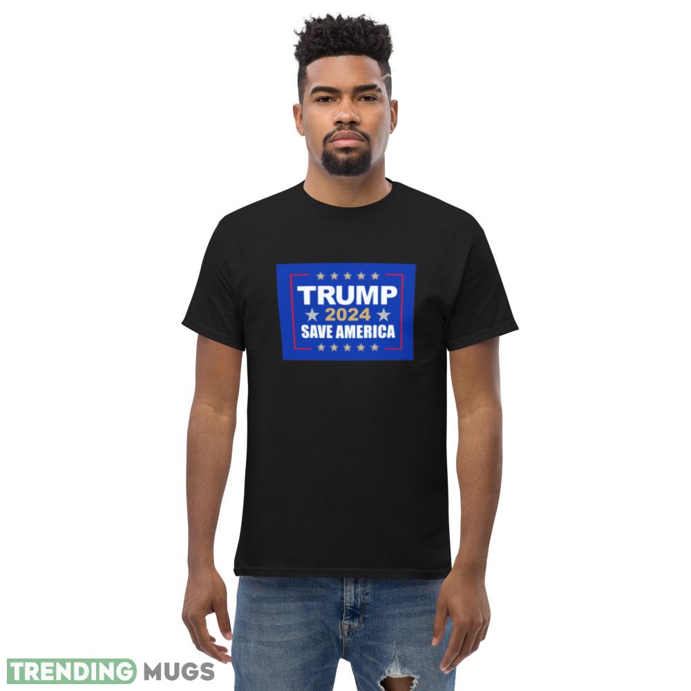 Trump 2024 Save America Design 2 Black T Shirt Dark Shirt Trump 2024 Save America Design 2 Black T Shirt Dark Shirt