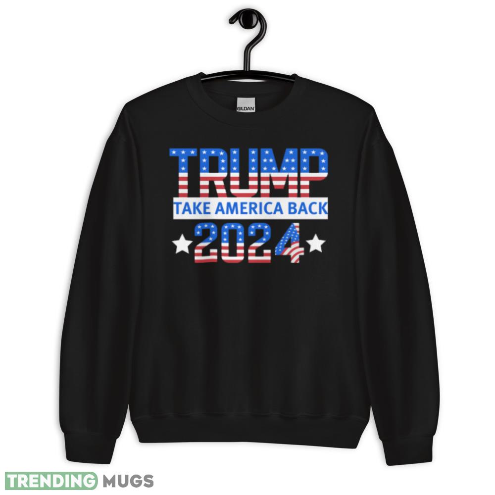 Trump 2024 Take America Back Design 6 Black T Shirt - 18000 Unisex Heavy Blend Crewneck Sweatshirt Trump 2024 Take America Back Design 6 Black T Shirt - 18000 Unisex Heavy Blend Crewneck Sweatshirt