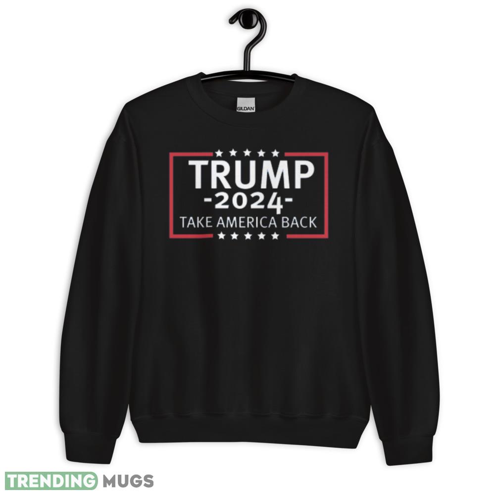 Trump 2024 Take America Back Design 7 Black T Shirt - 18000 Unisex Heavy Blend Crewneck Sweatshirt Trump 2024 Take America Back Design 7 Black T Shirt - 18000 Unisex Heavy Blend Crewneck Sweatshirt