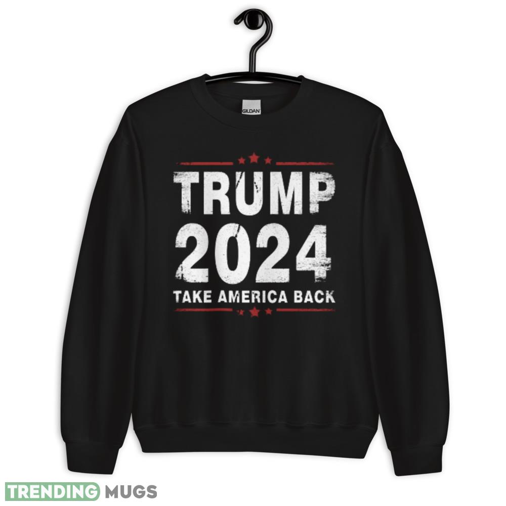 Trump 2024 Take America Back Design 9 Black T Shirt - 18000 Unisex Heavy Blend Crewneck Sweatshirt Trump 2024 Take America Back Design 9 Black T Shirt - 18000 Unisex Heavy Blend Crewneck Sweatshirt