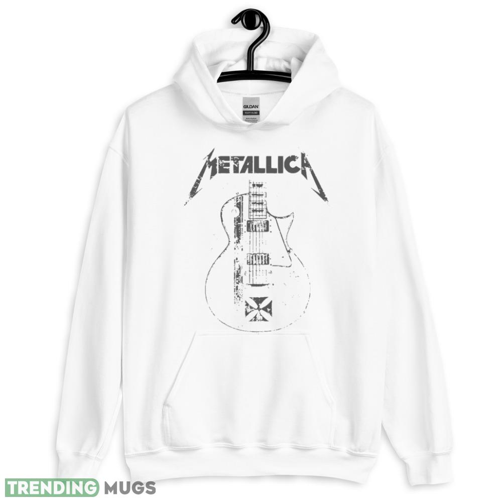 Vintage Metallica Band Guitar Shirt - 18500 Unisex Heavy Blend Hooded Sweatshirt-1 Vintage Metallica Band Guitar Shirt - 18500 Unisex Heavy Blend Hooded Sweatshirt-1