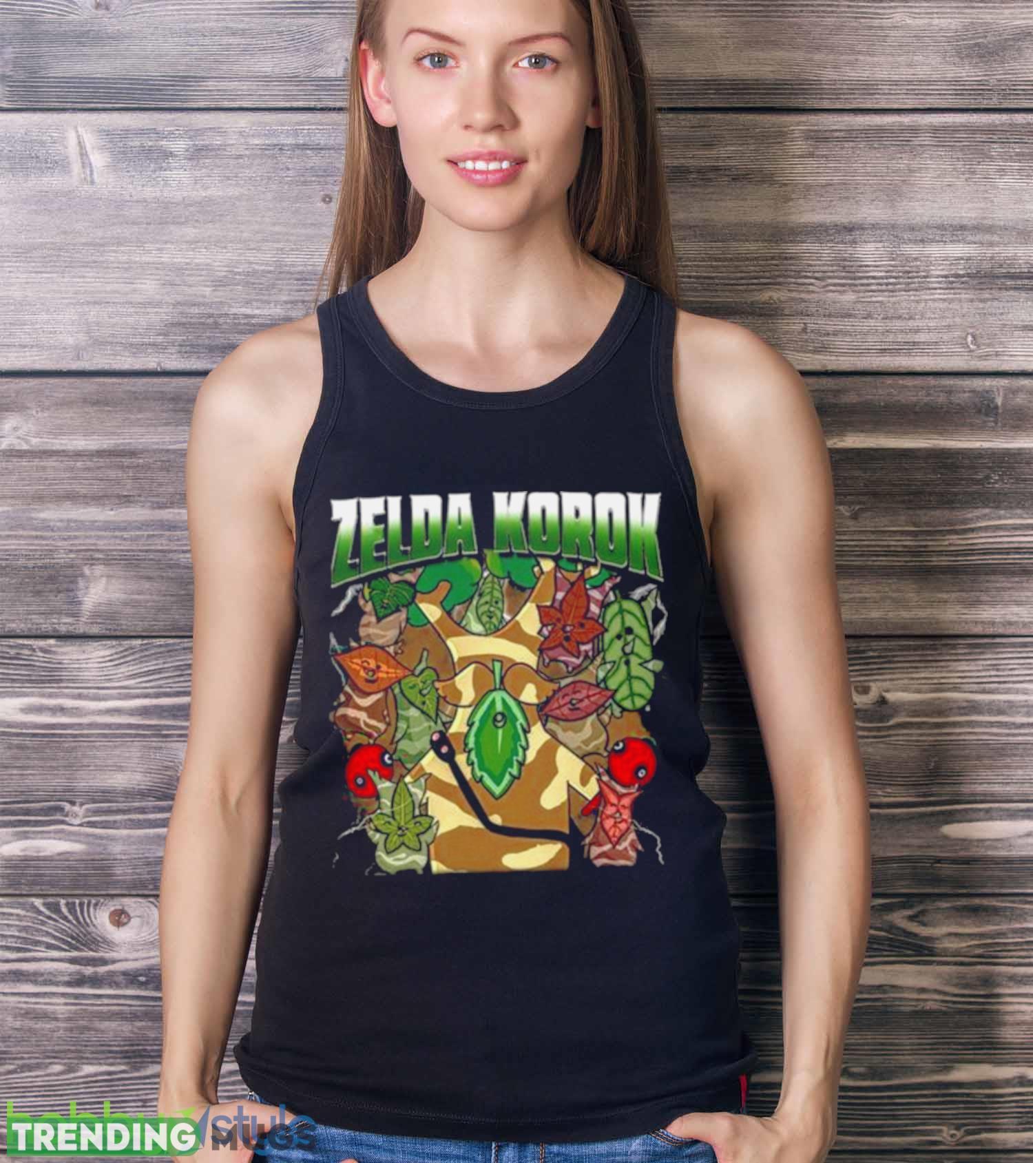 Zelda Korok Flora Of Hyrule Shirt Dark Shirt Zelda Korok Flora Of Hyrule Shirt Dark Shirt