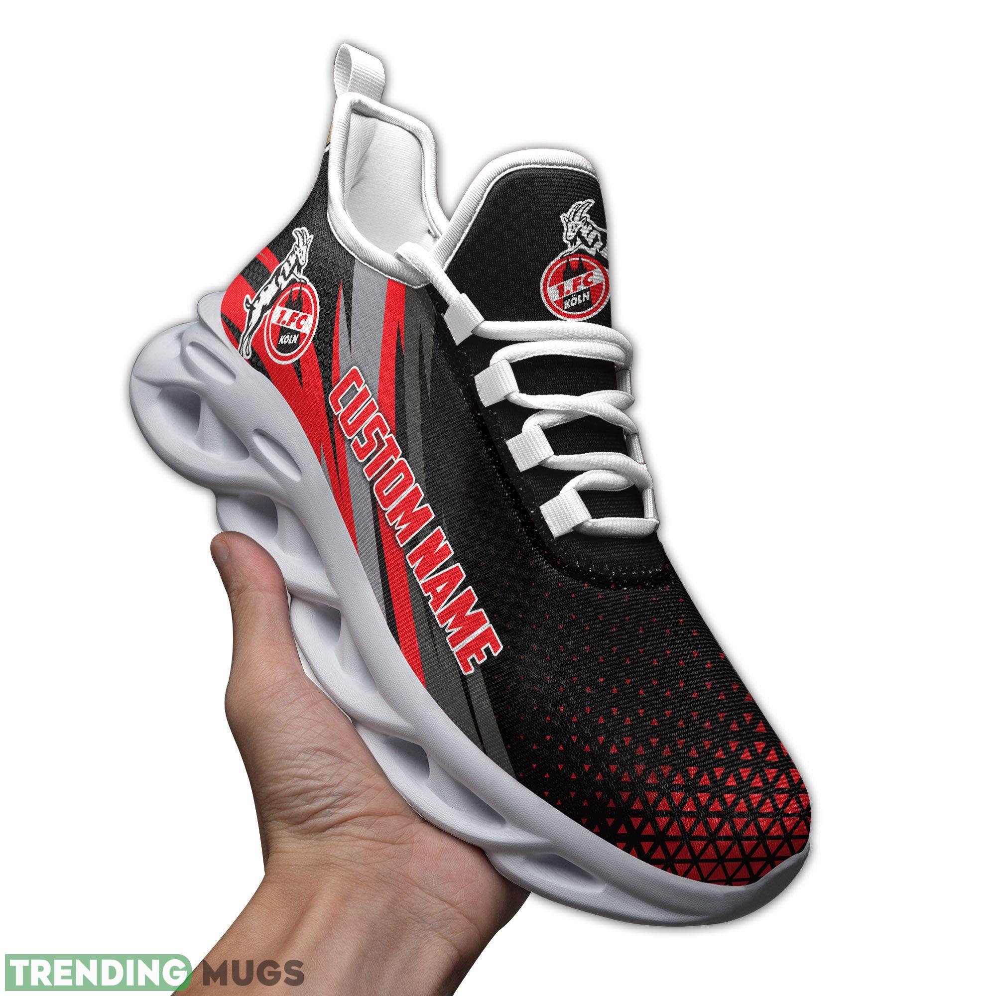 1 FC Köln Logo Custom Name Running Sneaker Max Soul Shoes Max Soul 1 FC Köln Logo Custom Name Running Sneaker Max Soul Shoes Max Soul