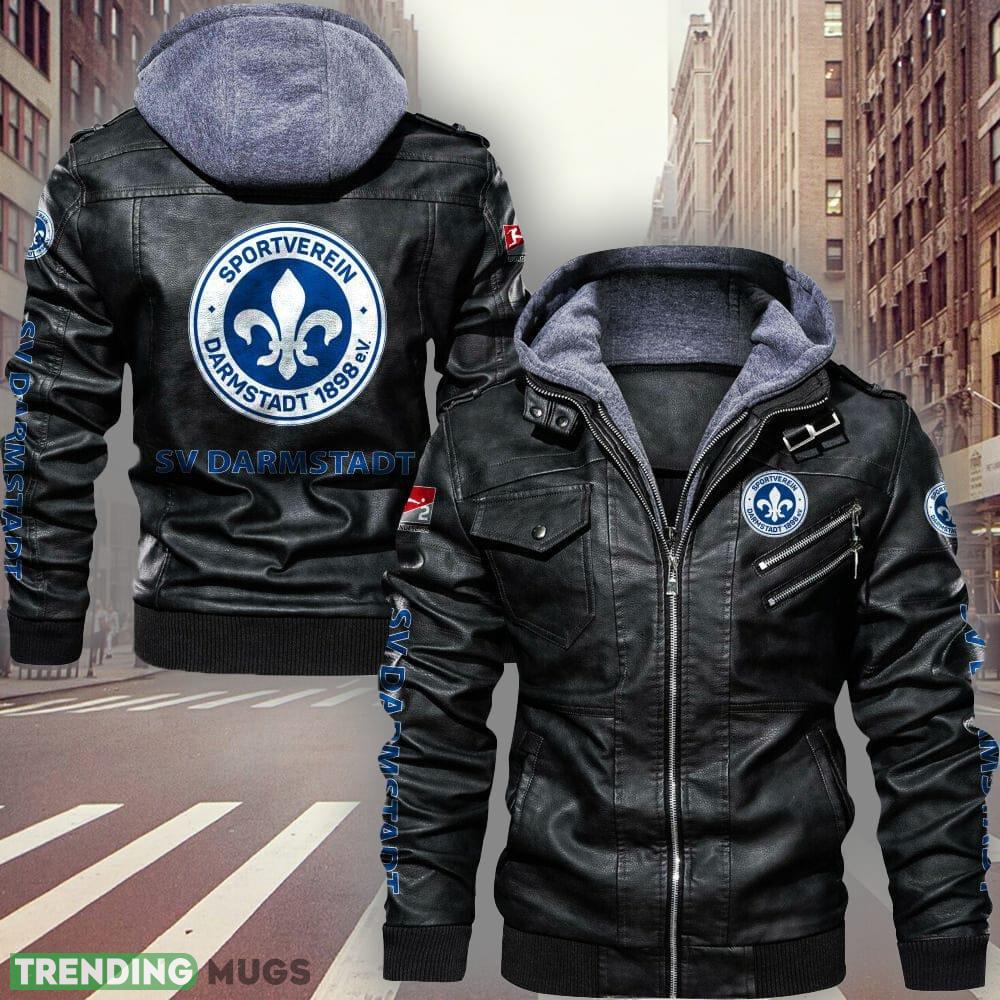 2 Bundesliga Darmstadt 98 Big Logo Brown And Black Leather Jacket Men Women - 2 Bundesliga Darmstadt 98 Leather Jacket_1 2 Bundesliga Darmstadt 98 Big Logo Brown And Black Leather Jacket Men Women - 2 Bundesliga Darmstadt 98 Leather Jacket_1