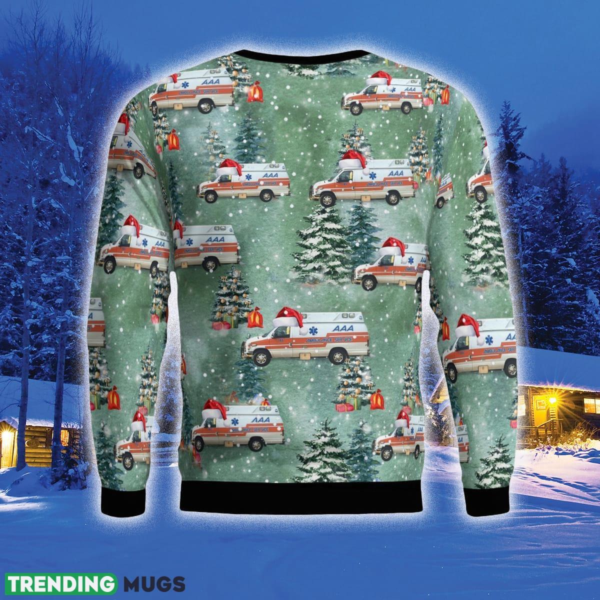 AAA Ambulance Service Hattiesburg Mississippi Christmas Ugly Sweater Gift For Men And Women 3D Sweater AAA Ambulance Service Hattiesburg Mississippi Christmas Ugly Sweater Gift For Men And Women 3D Sweater