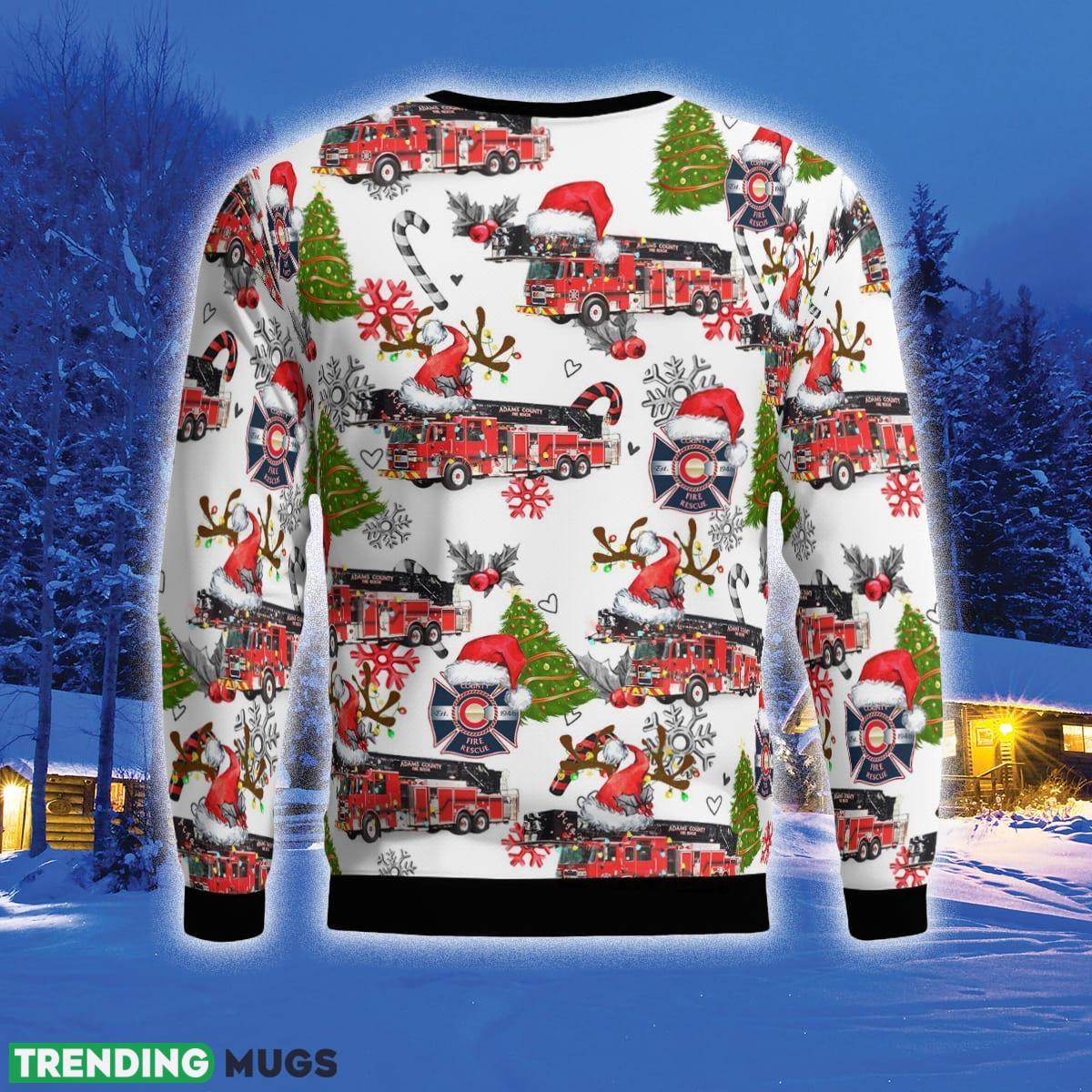Adams County Fire Rescue Denver Colorado 3D Sweater For Men And Women Gift For Christmas 3D Sweater Adams County Fire Rescue Denver Colorado 3D Sweater For Men And Women Gift For Christmas 3D Sweater