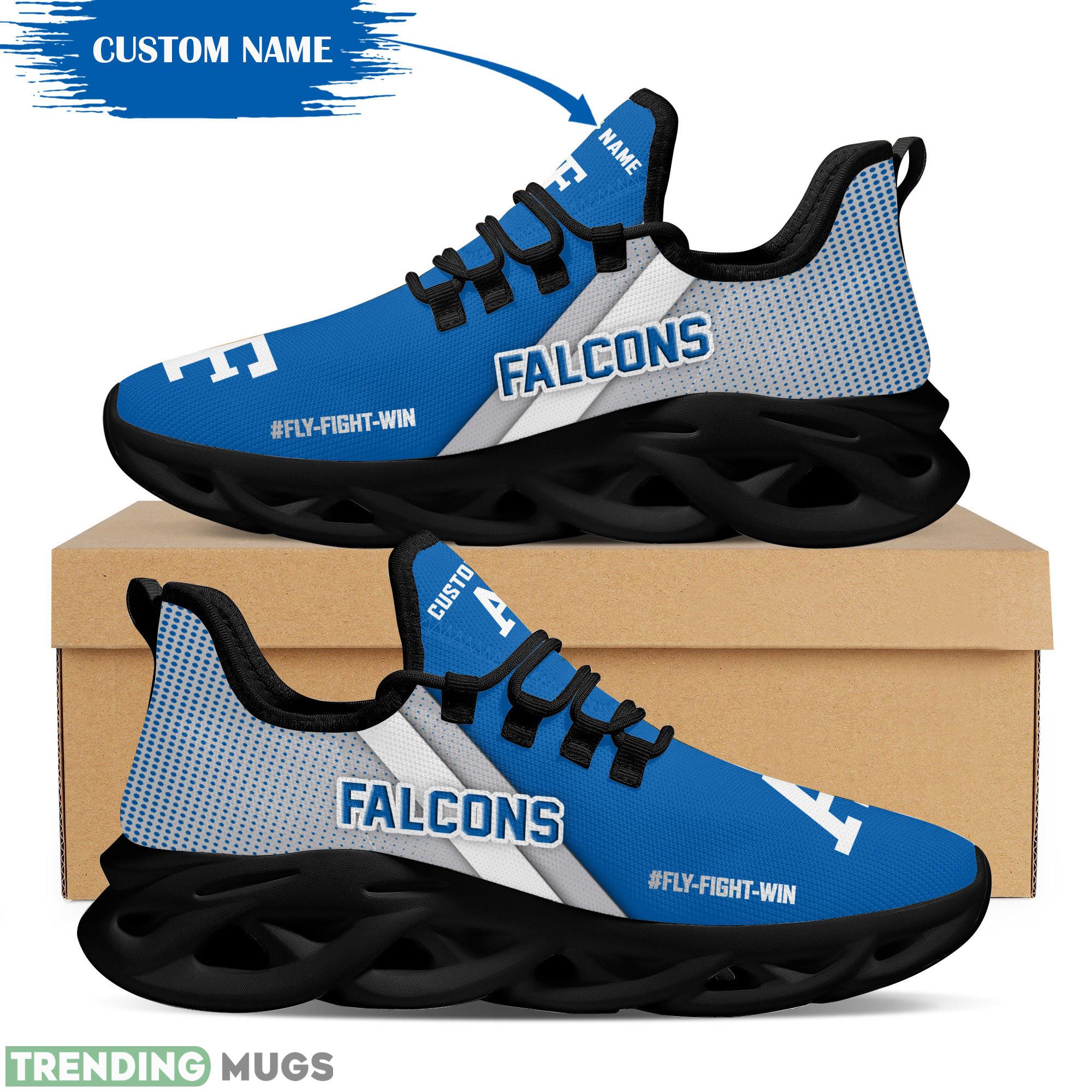 Air Force Falcons Logo Custom Name Running Sneaker Max Soul Shoes In Blue And Gray Max Soul Air Force Falcons Logo Custom Name Running Sneaker Max Soul Shoes In Blue And Gray Max Soul