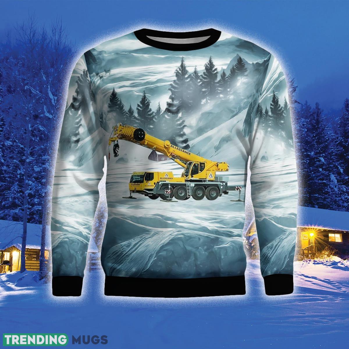 ALLEGIANCE CRANE & EQUIPMENT 3D Sweater Style 6 Gift For Ugly Christmas 3D Sweater ALLEGIANCE CRANE & EQUIPMENT 3D Sweater Style 6 Gift For Ugly Christmas 3D Sweater