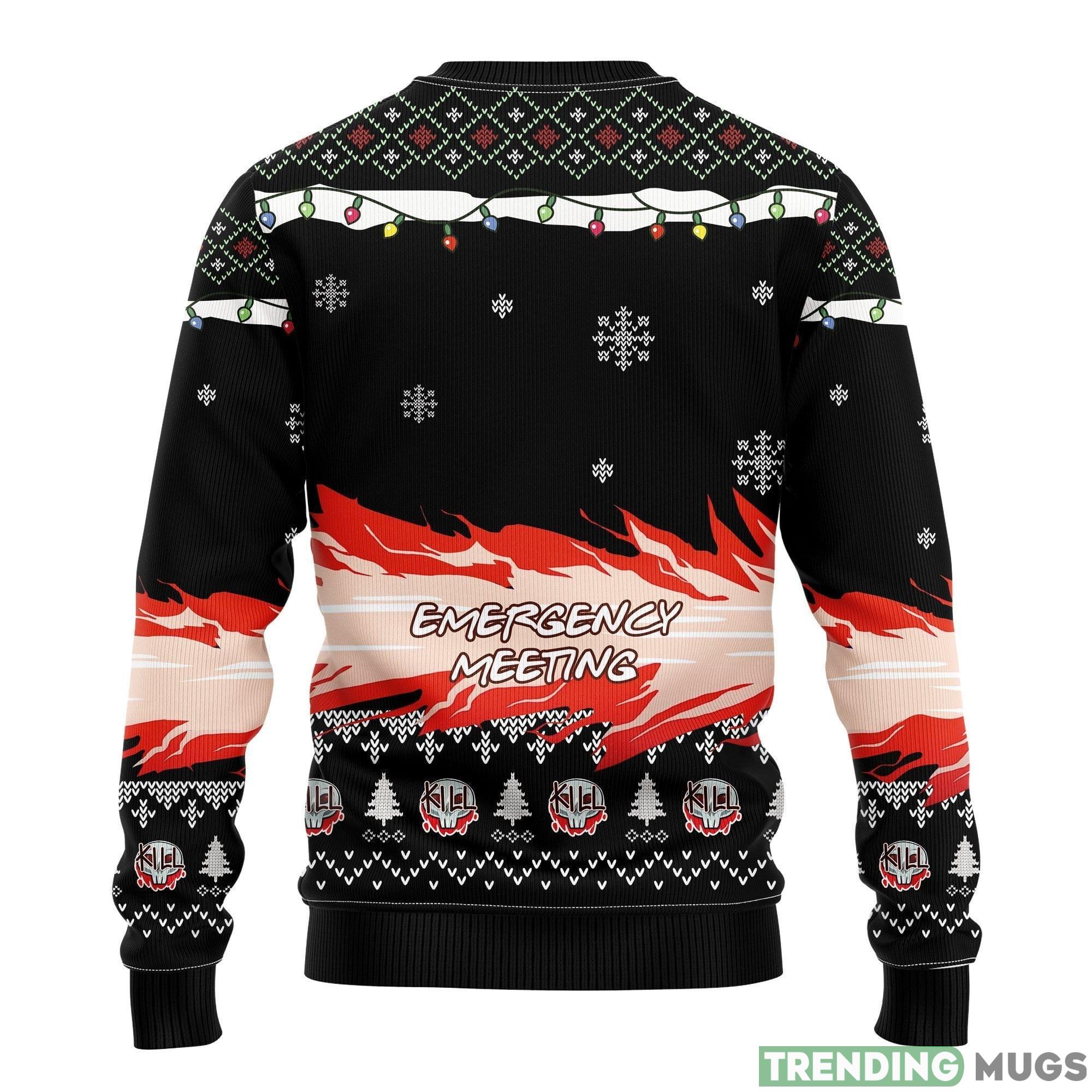 Among Us Imposter Meeting Thanksgiving Women Mens Ugly Christmas Sweater 3D Sweater Among Us Imposter Meeting Thanksgiving Women Mens Ugly Christmas Sweater 3D Sweater