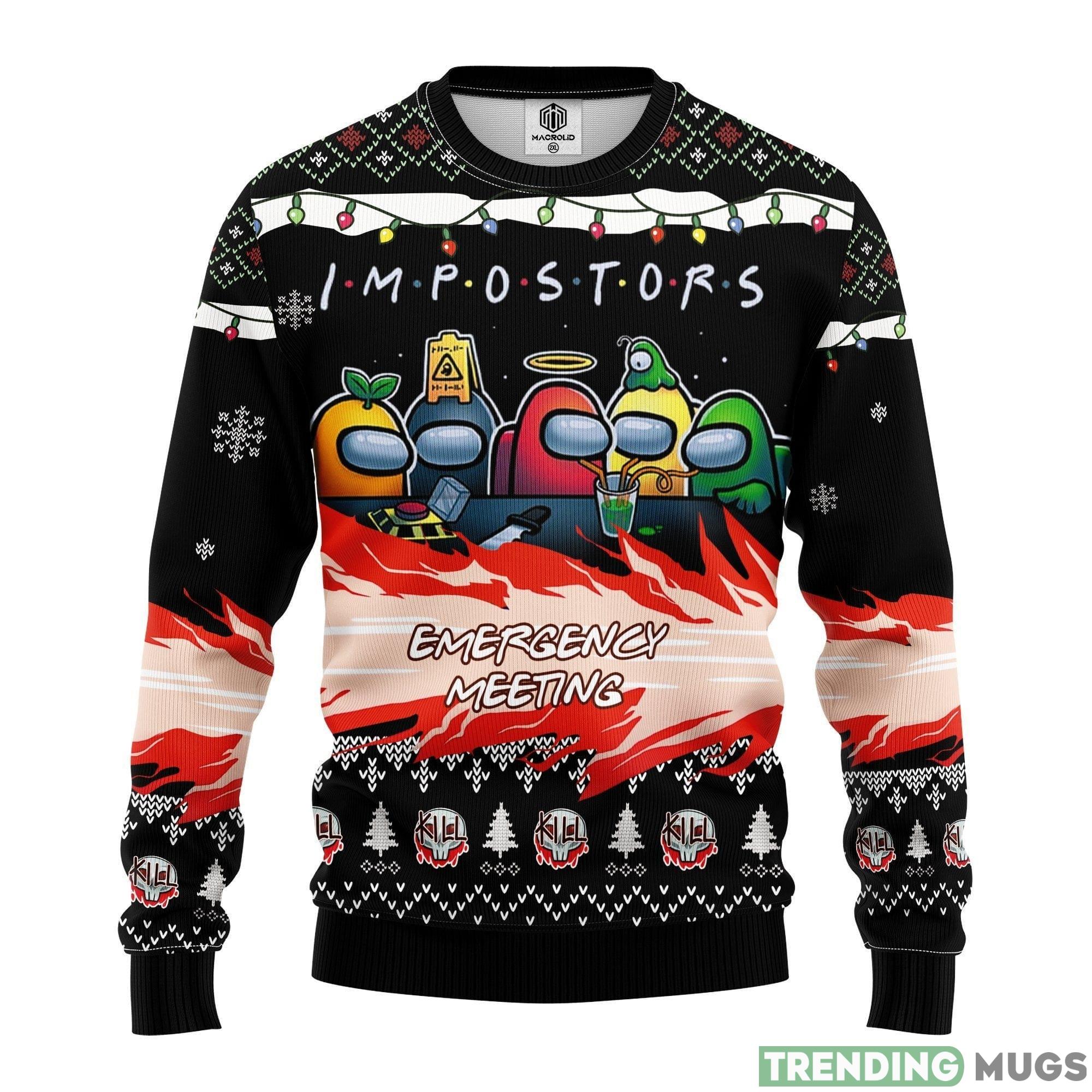 Among Us Imposter Meeting Thanksgiving Women Mens Ugly Christmas Sweater - Among Us Imposter Meeting Ugly Christmas Sweater Amazing Gift Idea Thanksgiving Gift_1 Among Us Imposter Meeting Thanksgiving Women Mens Ugly Christmas Sweater - Among Us Imposter Meeting Ugly Christmas Sweater Amazing Gift Idea Thanksgiving Gift_1