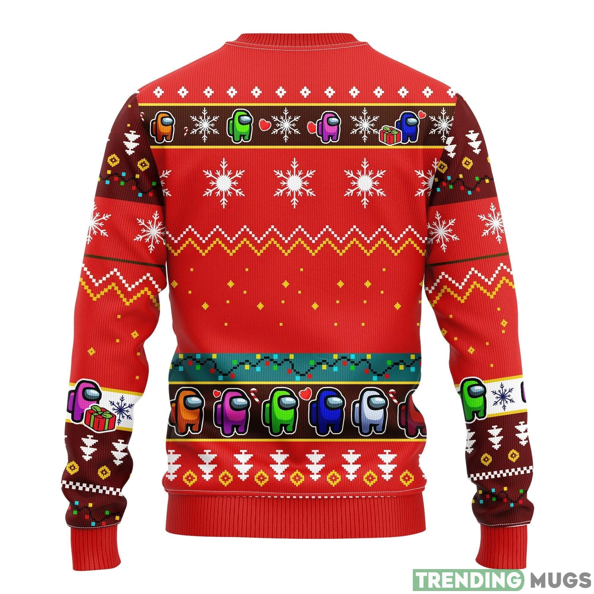 Among Us Ugly Christmas Sweater Red Amazing Gift Idea Thanksgiving Gift 3D Sweater Among Us Ugly Christmas Sweater Red Amazing Gift Idea Thanksgiving Gift 3D Sweater