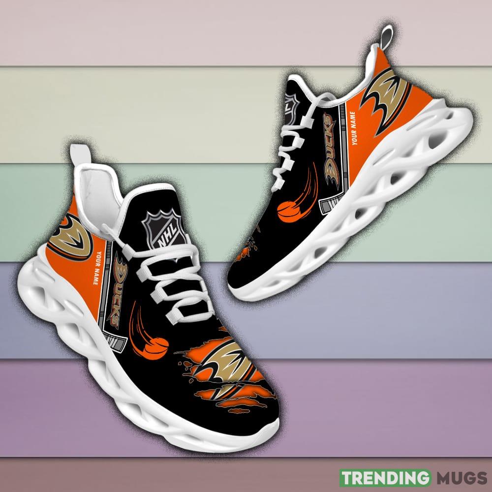 Anaheim Ducks NHL Max Soul Shoes Custom Name For Men And Women Running Sneakers Max Soul Anaheim Ducks NHL Max Soul Shoes Custom Name For Men And Women Running Sneakers Max Soul