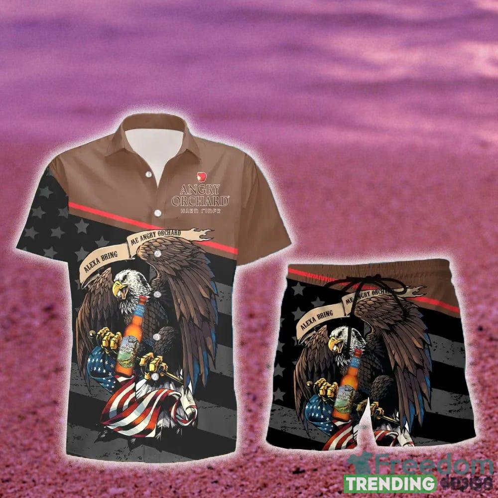 Angry Orchard Eagle American Flag Gift Hawaiian Set Shirt And Short Summer Beach Hawaiian & Short Angry Orchard Eagle American Flag Gift Hawaiian Set Shirt And Short Summer Beach Hawaiian & Short