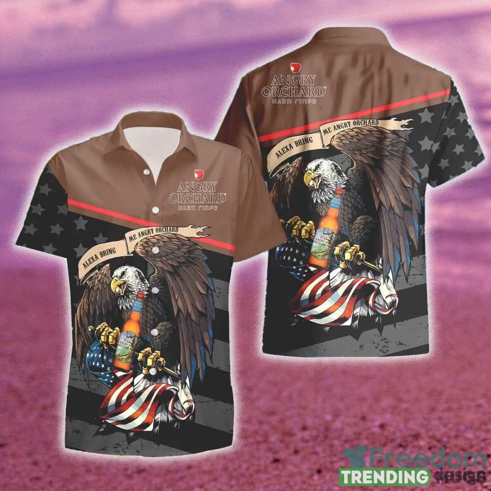 Angry Orchard Eagle American Flag Gift Hawaiian Set Shirt And Short Summer Beach - Angry Orchard Eagle American Flag Hawaiian Shirt And Short_1 Angry Orchard Eagle American Flag Gift Hawaiian Set Shirt And Short Summer Beach - Angry Orchard Eagle American Flag Hawaiian Shirt And Short_1