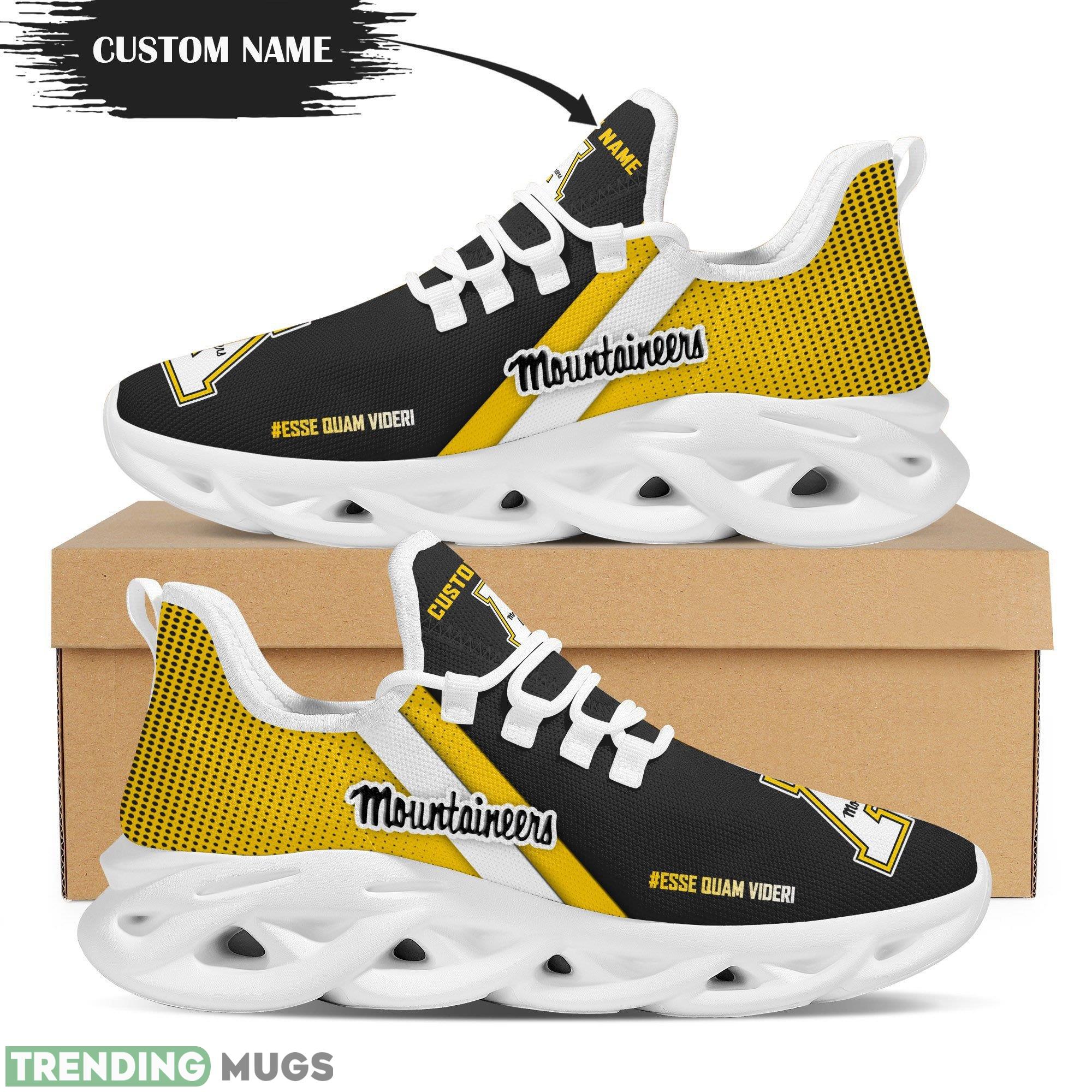 Appalachian State Mountaineers Logo Custom Name Running Sneaker Max Soul Shoes In Black And Yellow - Appalachian State Mountaineers Logo Custom Name Pattern 3D Max Soul Sneaker Shoes In Black And Yellow_1 Appalachian State Mountaineers Logo Custom Name Running Sneaker Max Soul Shoes In Black And Yellow - Appalachian State Mountaineers Logo Custom Name Pattern 3D Max Soul Sneaker Shoes In Black And Yellow_1