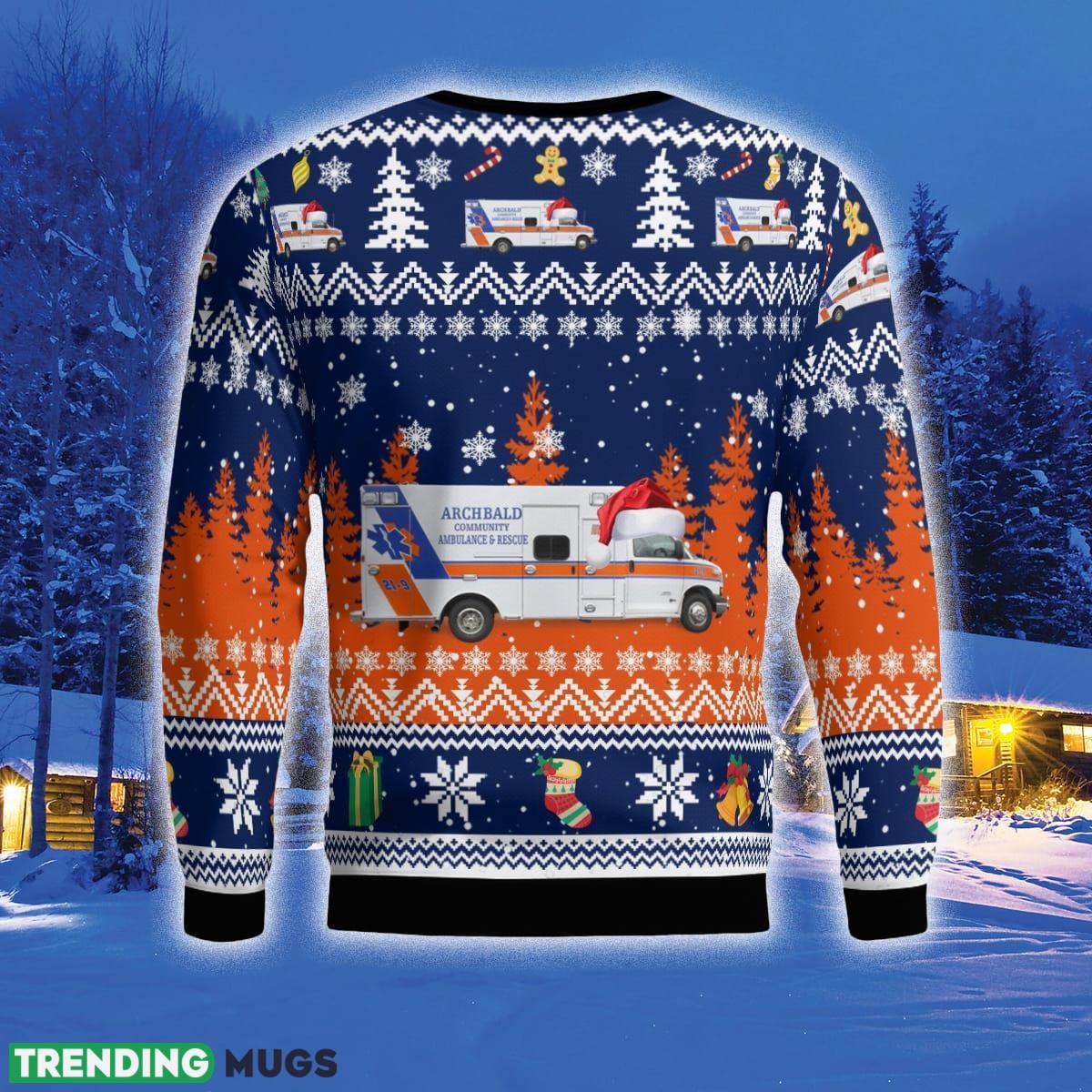 Archbald Pennsylvania Archbald Community Ambulance & Rescue Squad 3D Sweater For Men And Women Gift For Christmas 3D Sweater Archbald Pennsylvania Archbald Community Ambulance & Rescue Squad 3D Sweater For Men And Women Gift For Christmas 3D Sweater