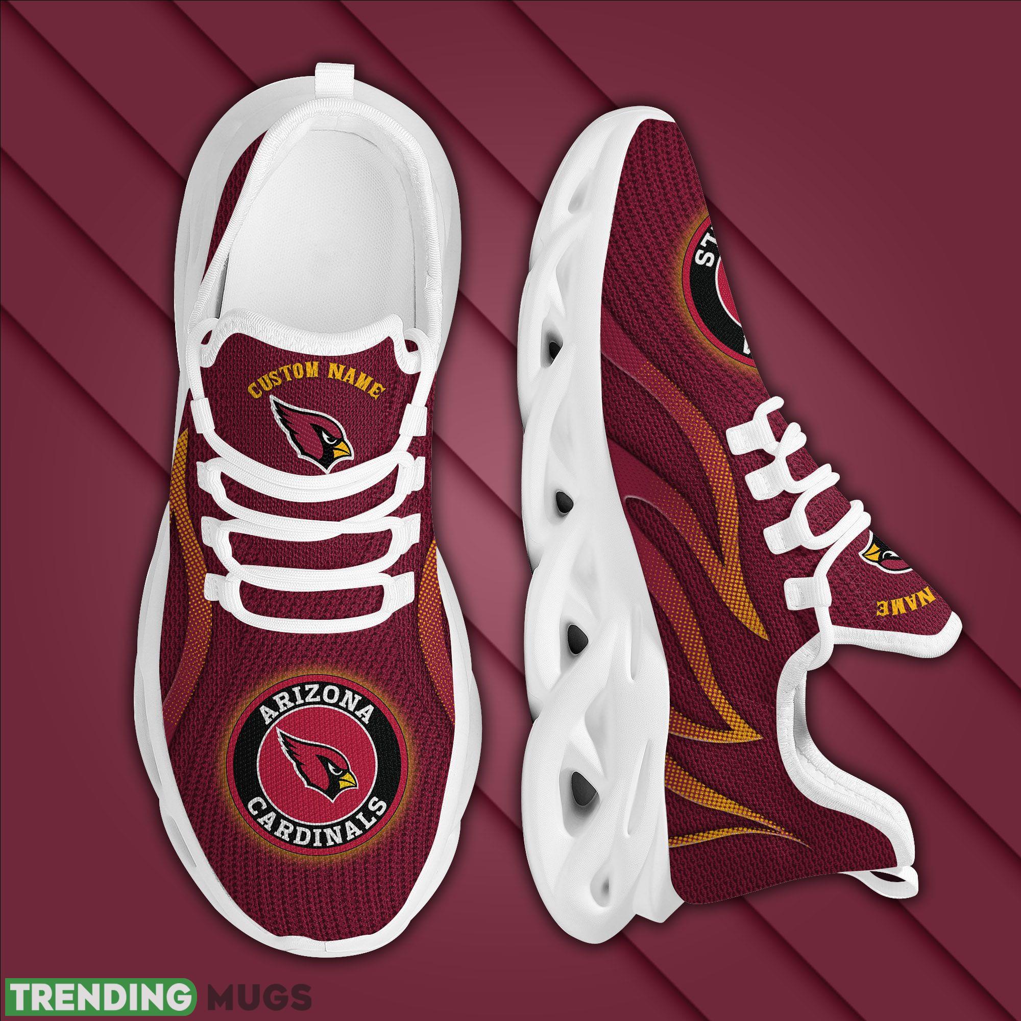 Arizona Cardinals Logo Custom Name In Red Max Soul Shoes Max Soul Arizona Cardinals Logo Custom Name In Red Max Soul Shoes Max Soul