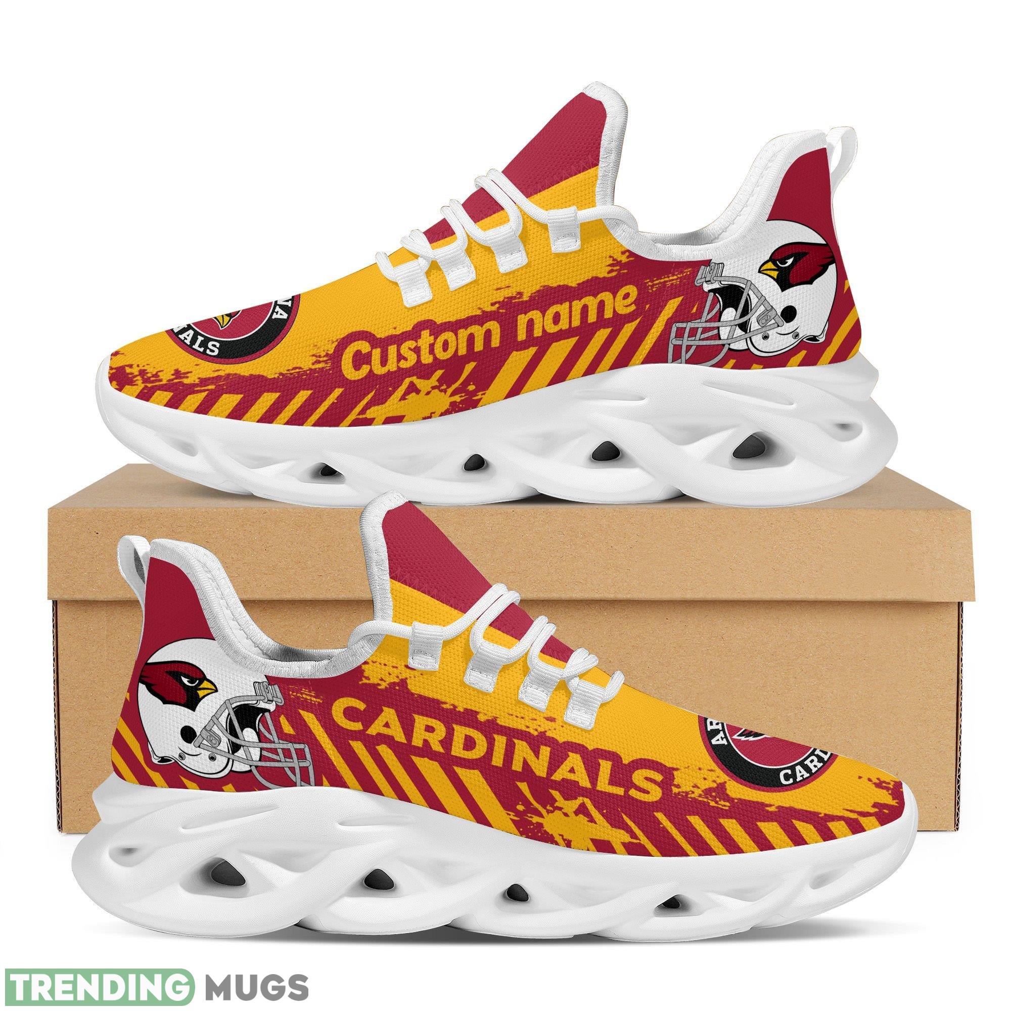 Arizona Cardinals Logo Helmet Running Sneaker Custom Name Max Soul Shoes - Arizona Cardinals Logo Helmet Pattern Custom Name 3D Max Soul Sneaker Shoes_1 Arizona Cardinals Logo Helmet Running Sneaker Custom Name Max Soul Shoes - Arizona Cardinals Logo Helmet Pattern Custom Name 3D Max Soul Sneaker Shoes_1