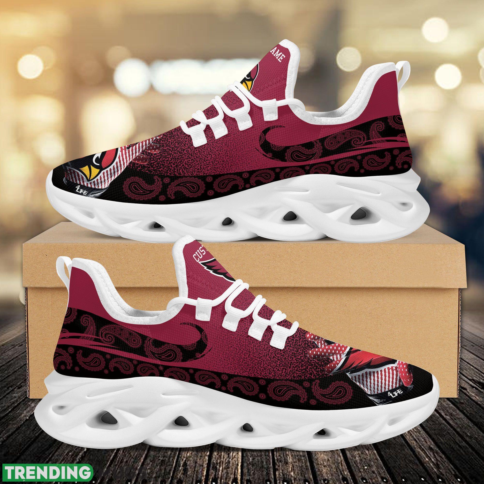 Arizona Cardinals Logo Running Sneaker Custom Name Max Soul Shoes Max Soul Arizona Cardinals Logo Running Sneaker Custom Name Max Soul Shoes Max Soul