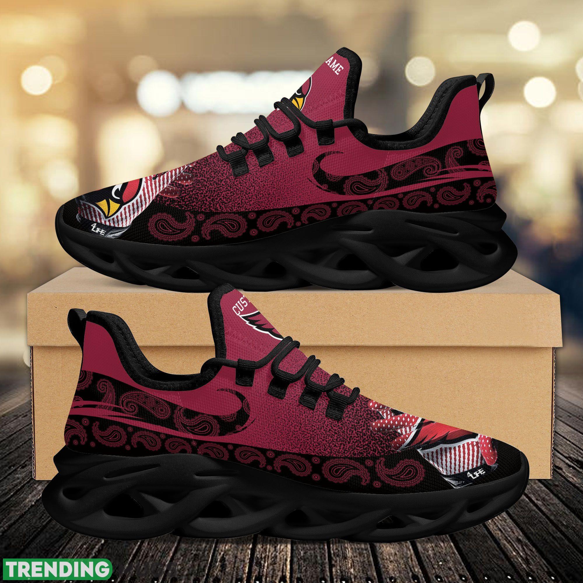 Arizona Cardinals Logo Running Sneaker Custom Name Max Soul Shoes Max Soul Arizona Cardinals Logo Running Sneaker Custom Name Max Soul Shoes Max Soul
