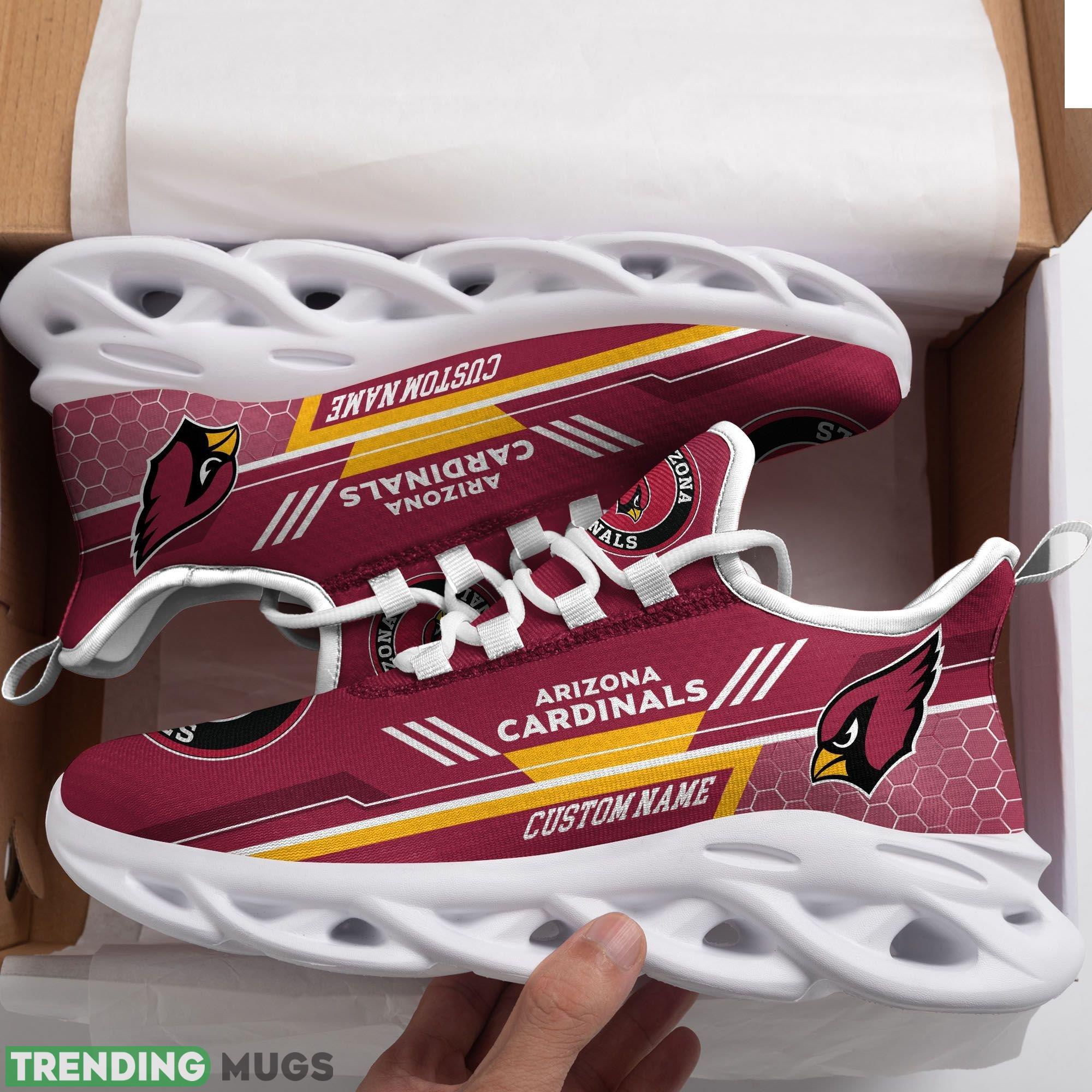 Arizona Cardinals Logo Running Sneaker Custom Name Max Soul Shoes In Red - Arizona Cardinals Logo Pattern Custom Name 3D Max Soul Sneaker Shoes In Red_1 Arizona Cardinals Logo Running Sneaker Custom Name Max Soul Shoes In Red - Arizona Cardinals Logo Pattern Custom Name 3D Max Soul Sneaker Shoes In Red_1