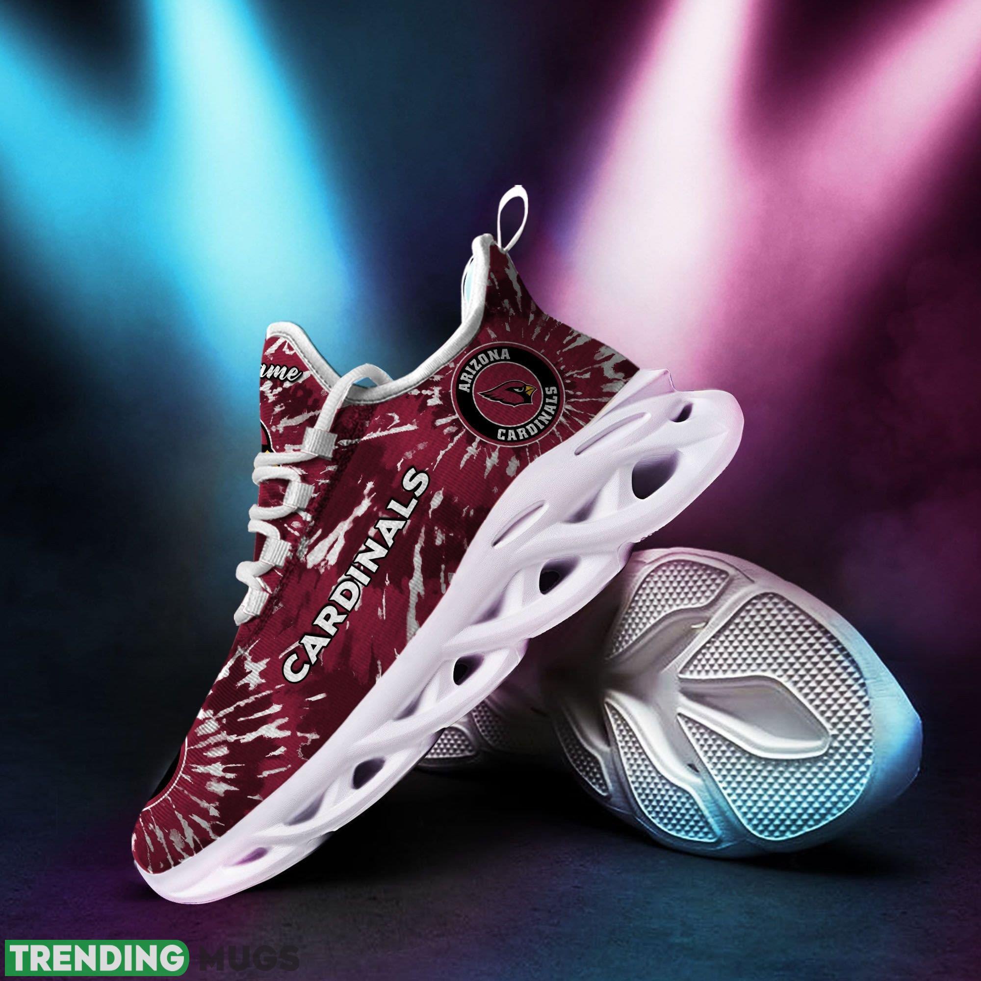 Arizona Cardinals Logo Tie Dye Running Sneaker Custom Name Max Soul Shoes - Arizona Cardinals Logo Tie Dye Pattern Custom Name 3D Max Soul Sneaker Shoes_1 Arizona Cardinals Logo Tie Dye Running Sneaker Custom Name Max Soul Shoes - Arizona Cardinals Logo Tie Dye Pattern Custom Name 3D Max Soul Sneaker Shoes_1