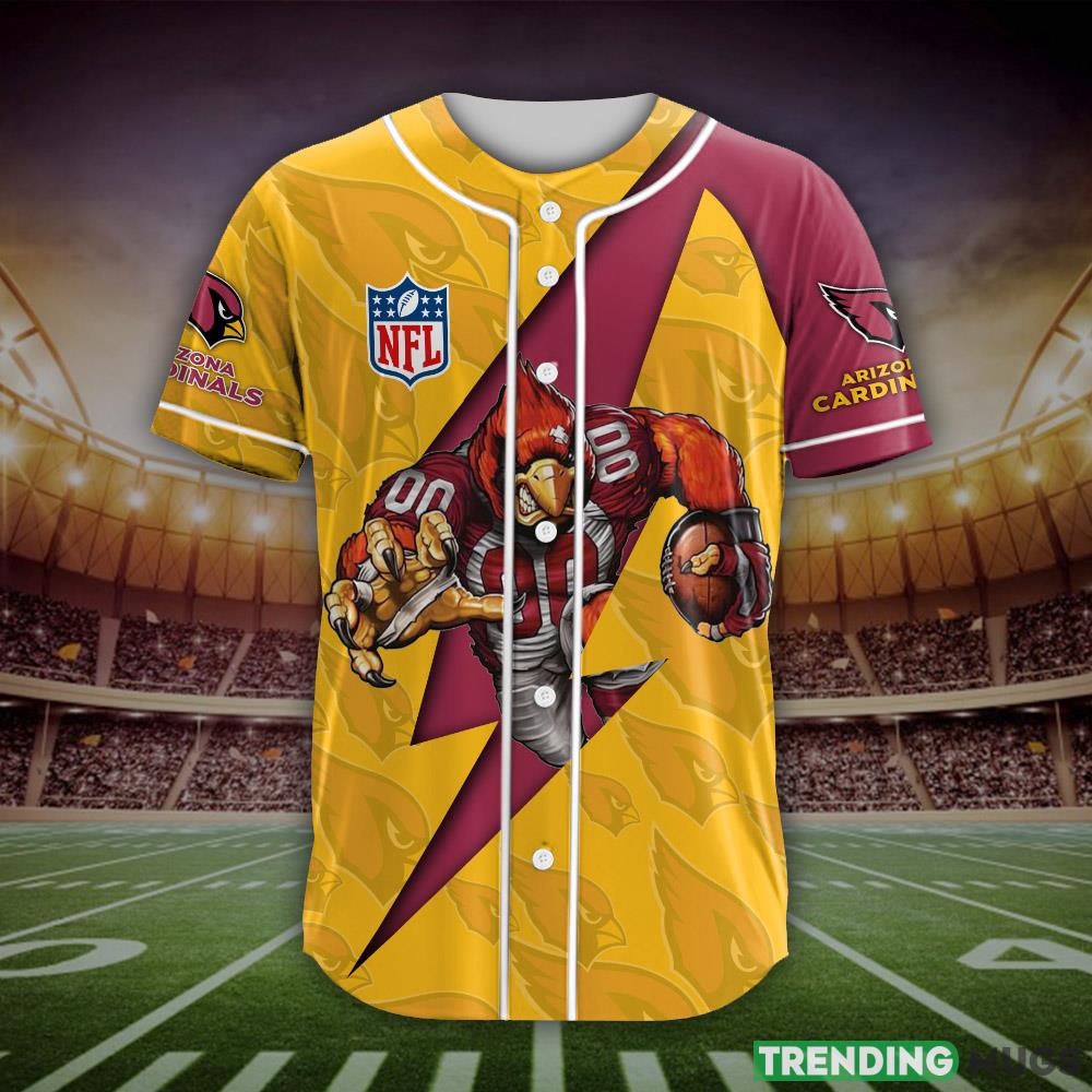 Arizona Cardinals NFL Custom Name Baseball Jersey Shirt Gift For Men And Women Fans Football Jersey Arizona Cardinals NFL Custom Name Baseball Jersey Shirt Gift For Men And Women Fans Football Jersey