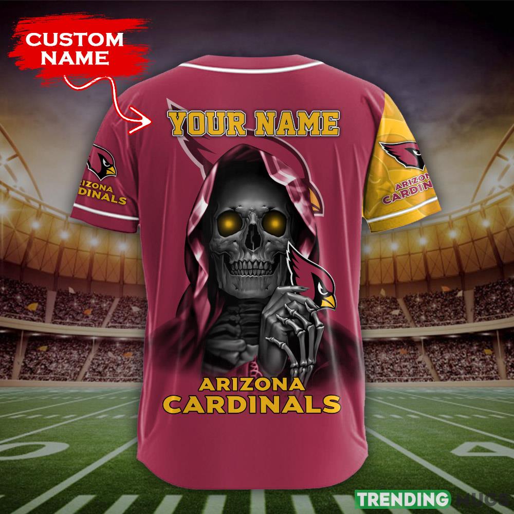 Arizona Cardinals NFL Custom Name Baseball Jersey Shirt Gift For Men And Women Fans Football Jersey Arizona Cardinals NFL Custom Name Baseball Jersey Shirt Gift For Men And Women Fans Football Jersey