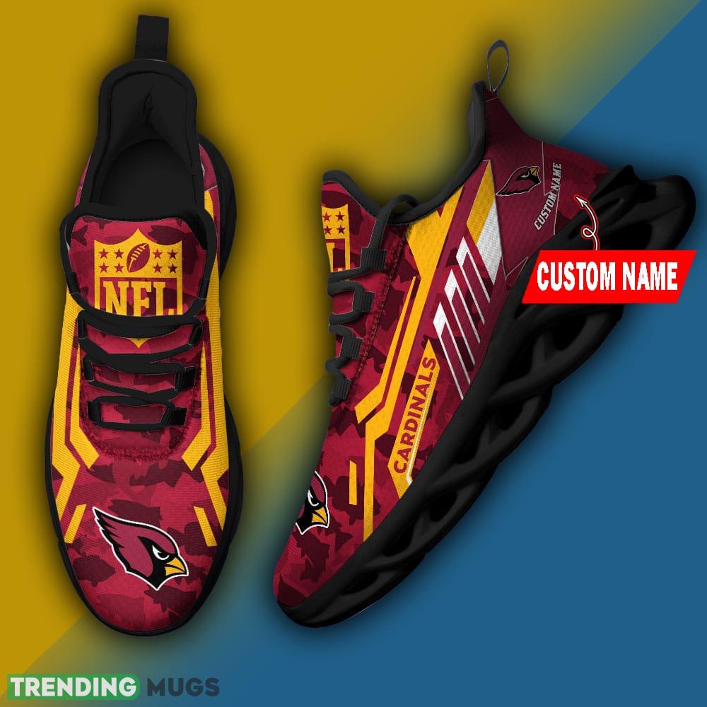 Arizona Cardinals NFL Personalized Name Max Soul Chunky Sneaker Camo Fishing Max Soul Arizona Cardinals NFL Personalized Name Max Soul Chunky Sneaker Camo Fishing Max Soul
