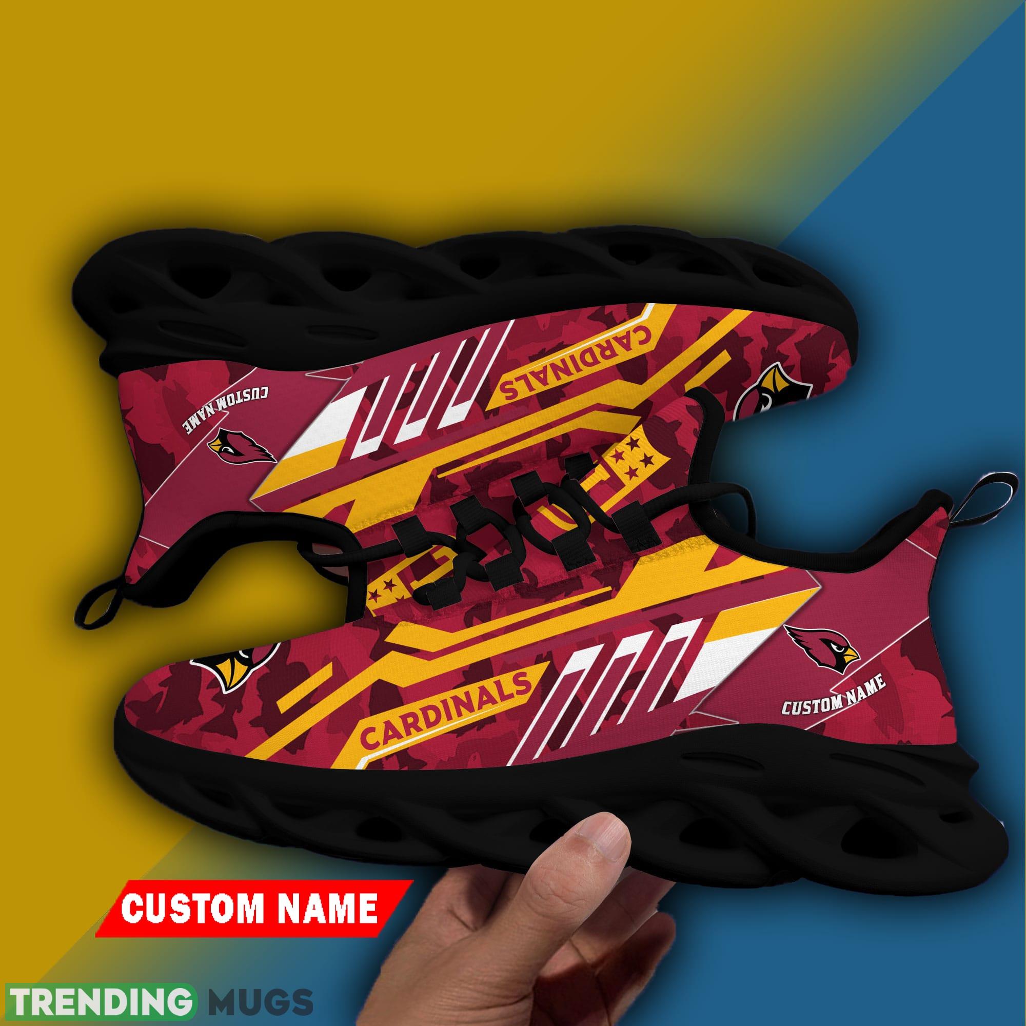 Arizona Cardinals NFL Personalized Name Max Soul Chunky Sneaker Camo Fishing Max Soul Arizona Cardinals NFL Personalized Name Max Soul Chunky Sneaker Camo Fishing Max Soul