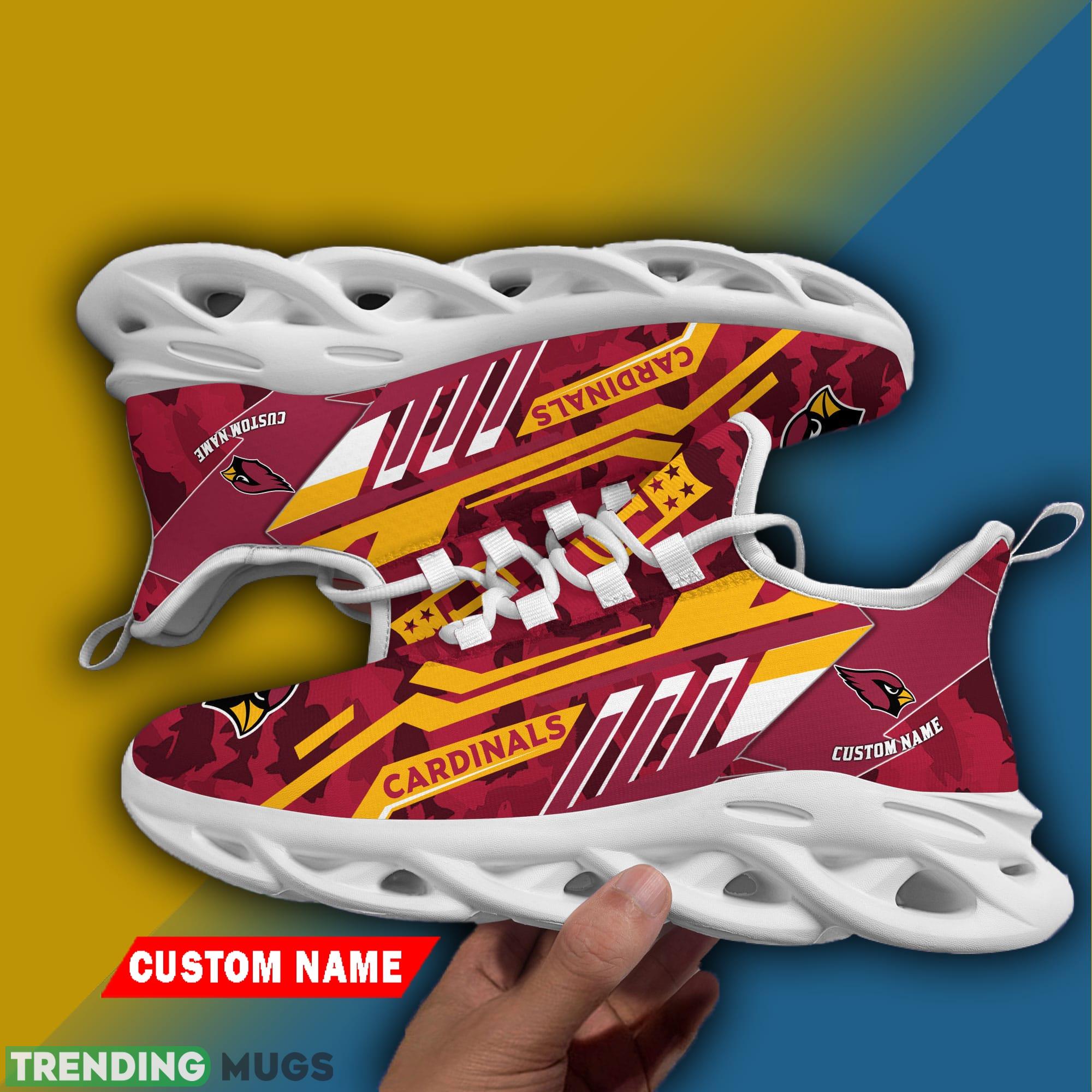 Arizona Cardinals NFL Personalized Name Max Soul Chunky Sneaker Camo Fishing Max Soul Arizona Cardinals NFL Personalized Name Max Soul Chunky Sneaker Camo Fishing Max Soul