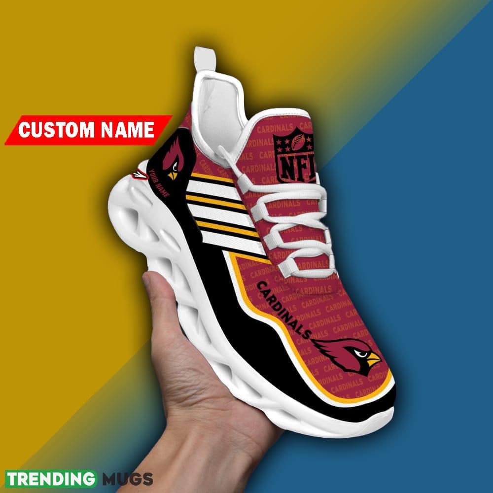 Arizona Cardinals NFL Personalized Name Max Soul Chunky Sneakers Gift For Men Women - Arizona Cardinals NFL Personalized Name Max Soul Chunky Sneakers_1