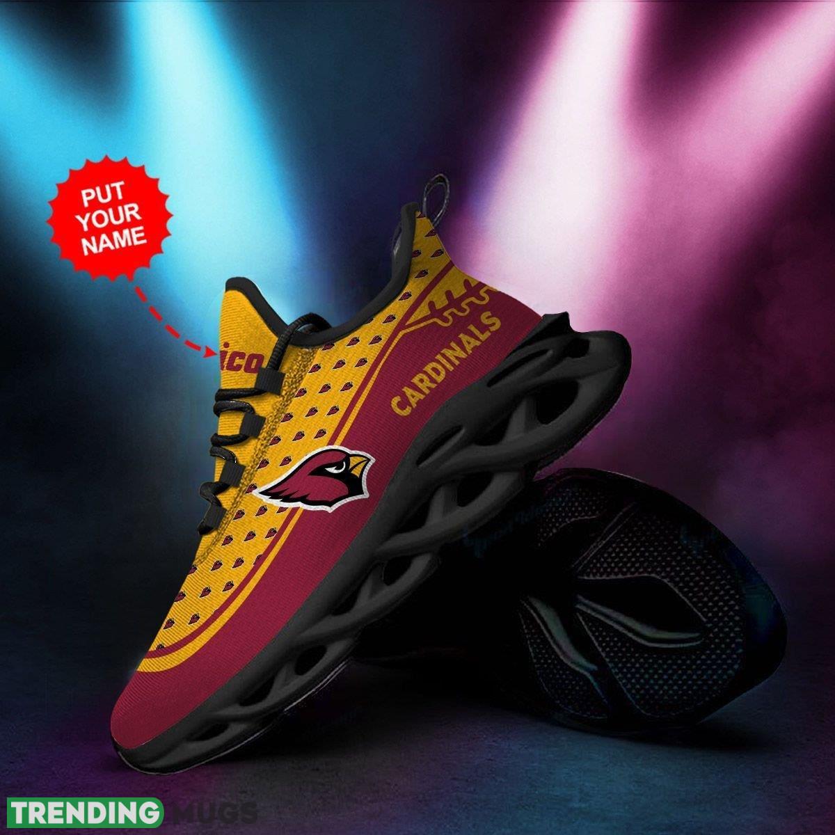 Arizona Cardinals Small Logo Running Sneaker Custom Name Max Soul Shoes - Arizona Cardinals Small Logo Pattern Custom Name 3D Max Soul Sneaker Shoes_1 Arizona Cardinals Small Logo Running Sneaker Custom Name Max Soul Shoes - Arizona Cardinals Small Logo Pattern Custom Name 3D Max Soul Sneaker Shoes_1