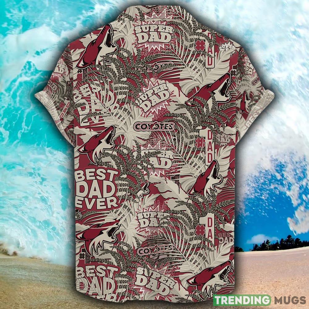 Arizona Coyotes Hawaiian Father’s Day NHL Summer Beach Gift Mens For Fans Hawaiian Shirt Arizona Coyotes Hawaiian Father’s Day NHL Summer Beach Gift Mens For Fans Hawaiian Shirt