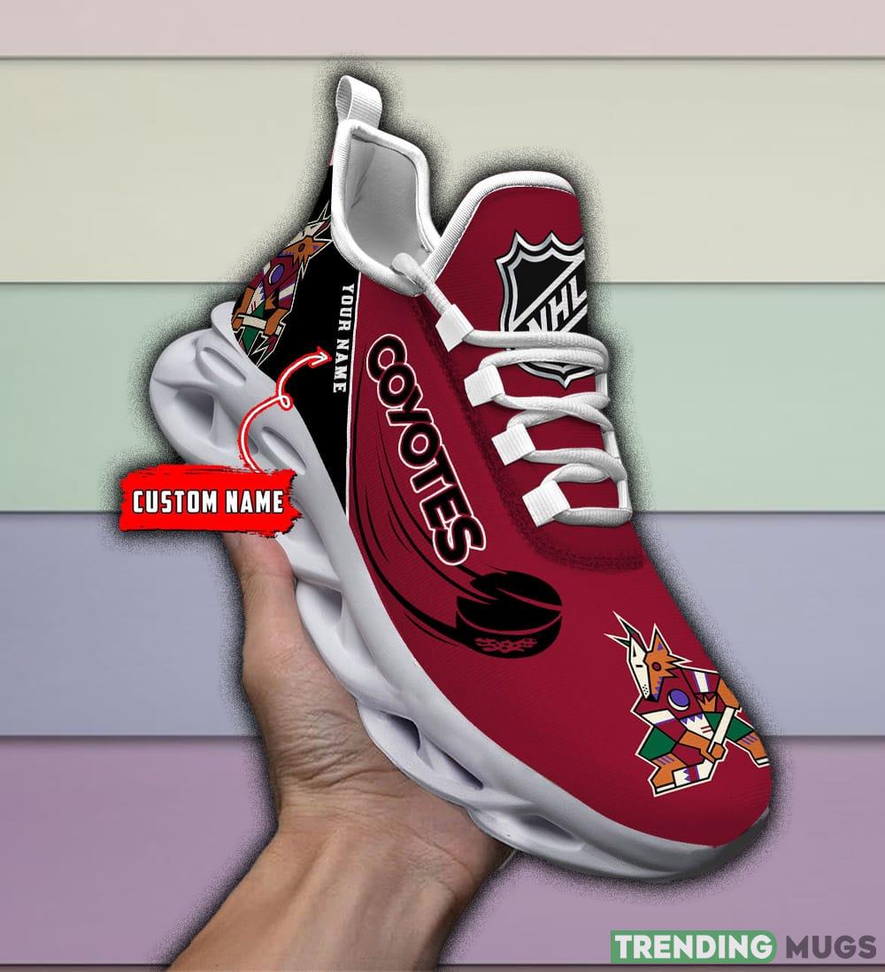 Arizona Coyotes NHL New Max Soul Shoes Custom Name For Men And Women Running Sneakers - Arizona Coyotes-Personalized NHL New Max Soul Shoes_1 Arizona Coyotes NHL New Max Soul Shoes Custom Name For Men And Women Running Sneakers - Arizona Coyotes-Personalized NHL New Max Soul Shoes_1