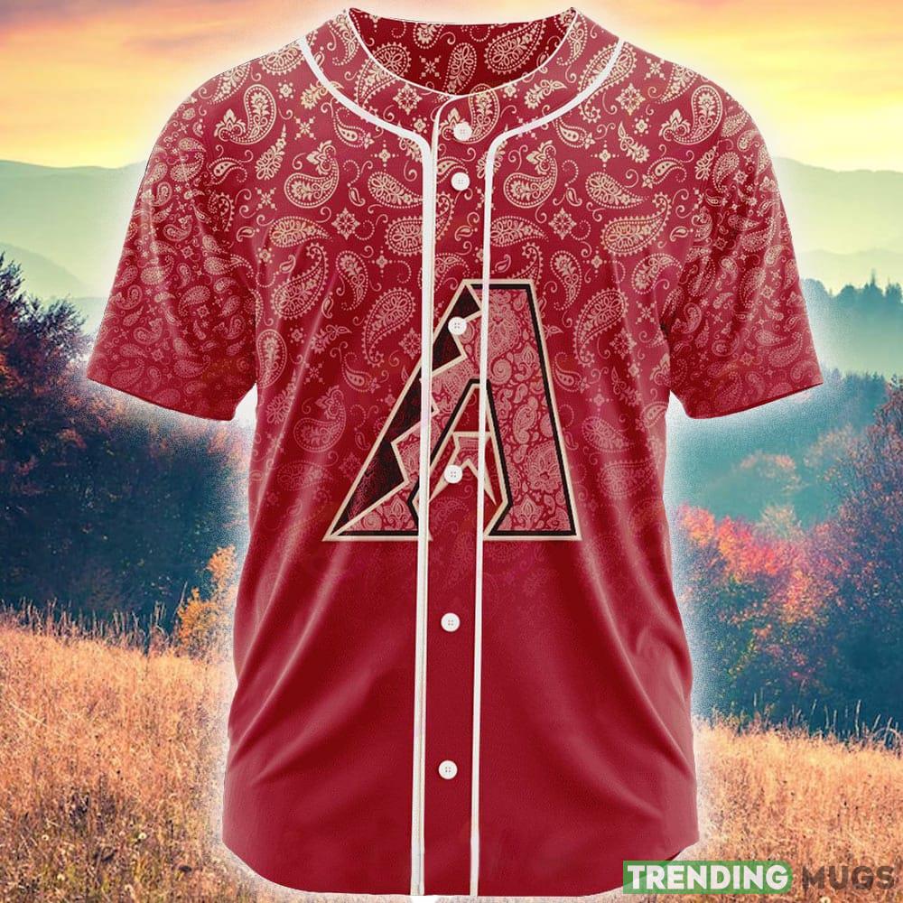 Arizona Diamondbacks Design MLB Jersey Shirt Custom Number And Name For Men And Women Gift Fans - Arizona Diamondbacks-CUSTOM MLB Paisley Pattern Jersey_1 Arizona Diamondbacks Design MLB Jersey Shirt Custom Number And Name For Men And Women Gift Fans - Arizona Diamondbacks-CUSTOM MLB Paisley Pattern Jersey_1