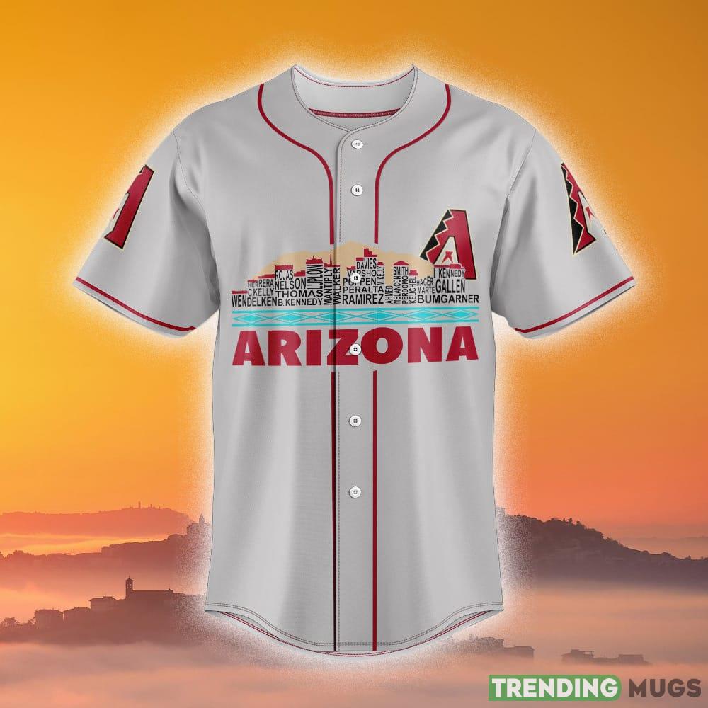 Arizona Diamondbacks MLB Jersey Shirt Custom Number And Name For Men And Women Gift Fans Football Jersey Arizona Diamondbacks MLB Jersey Shirt Custom Number And Name For Men And Women Gift Fans Football Jersey
