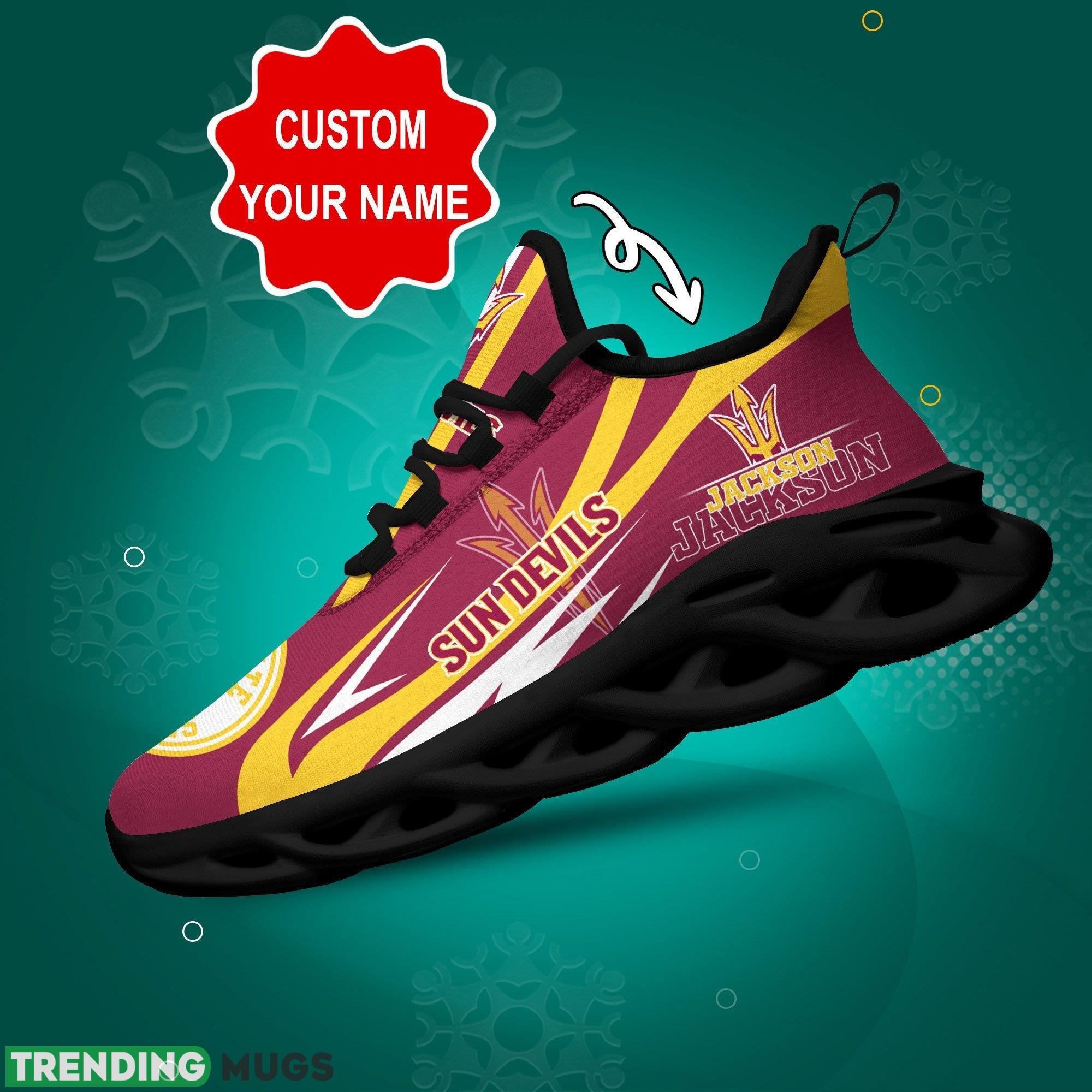 Arizona State Sun Devils Logo Line Running Sneaker Custom Name Max Soul Shoes - Arizona State Sun Devils Logo Line Pattern Custom Name 3D Max Soul Sneaker Shoes_1 Arizona State Sun Devils Logo Line Running Sneaker Custom Name Max Soul Shoes - Arizona State Sun Devils Logo Line Pattern Custom Name 3D Max Soul Sneaker Shoes_1