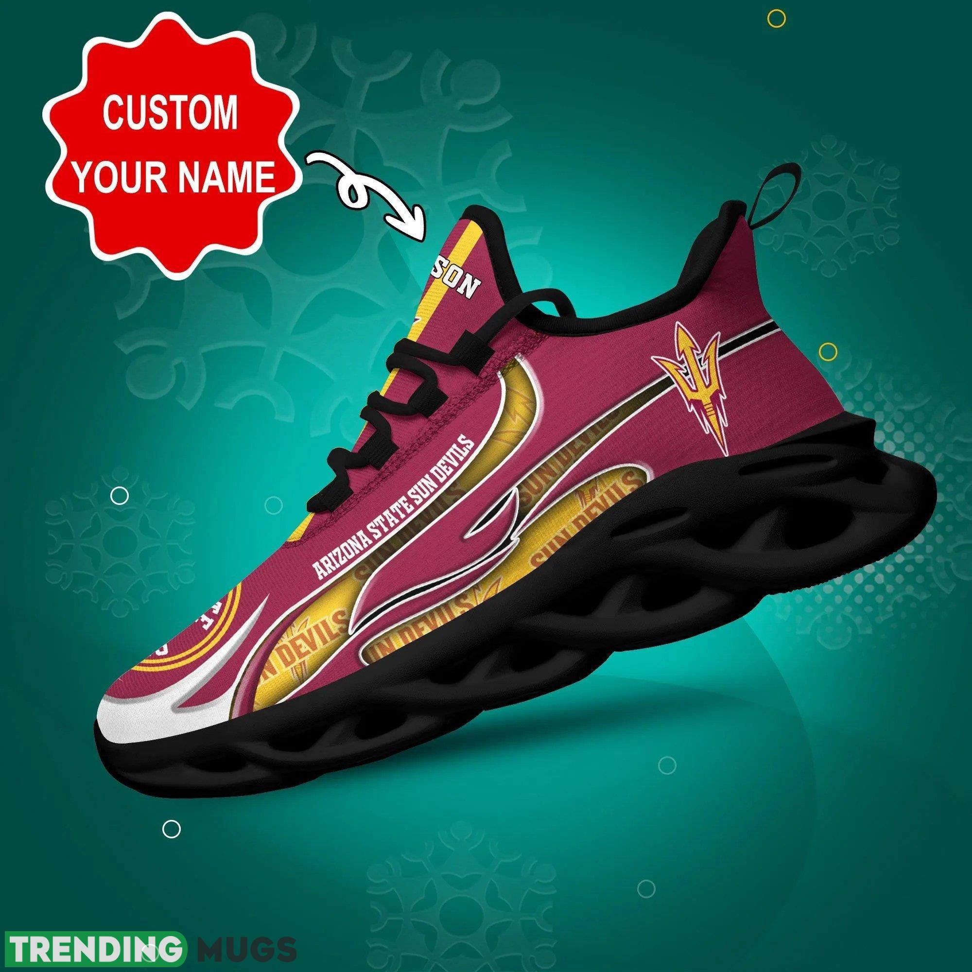 Arizona State Sun Devils Logo Unique Running Sneaker Custom Name Max Soul Shoes - Arizona State Sun Devils Logo Unique Pattern Custom Name 3D Max Soul Sneaker Shoes_1 Arizona State Sun Devils Logo Unique Running Sneaker Custom Name Max Soul Shoes - Arizona State Sun Devils Logo Unique Pattern Custom Name 3D Max Soul Sneaker Shoes_1