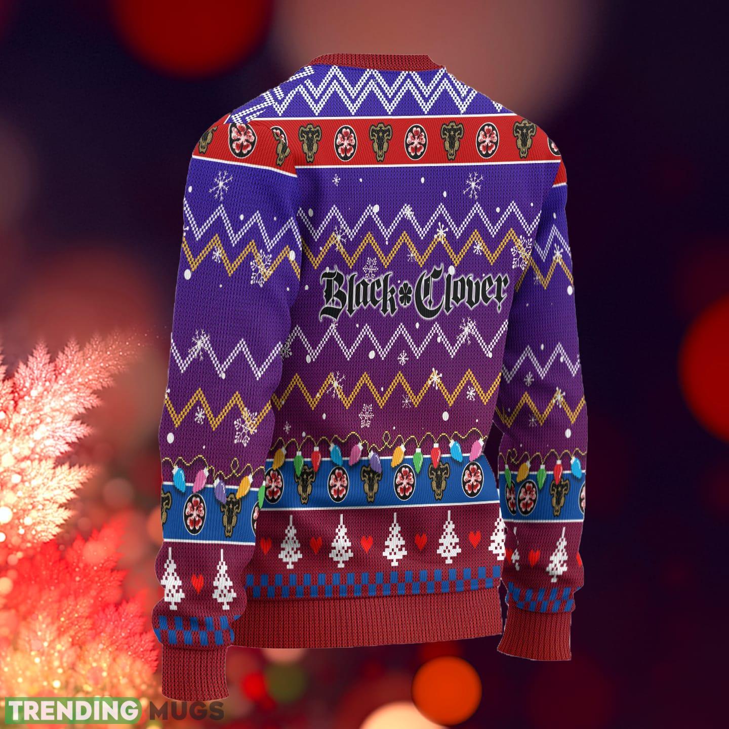 Asta Anime Black Clover Xmas Ideas Ugly Christmas Sweater Gift Thanksgiving 3D Sweater Asta Anime Black Clover Xmas Ideas Ugly Christmas Sweater Gift Thanksgiving 3D Sweater