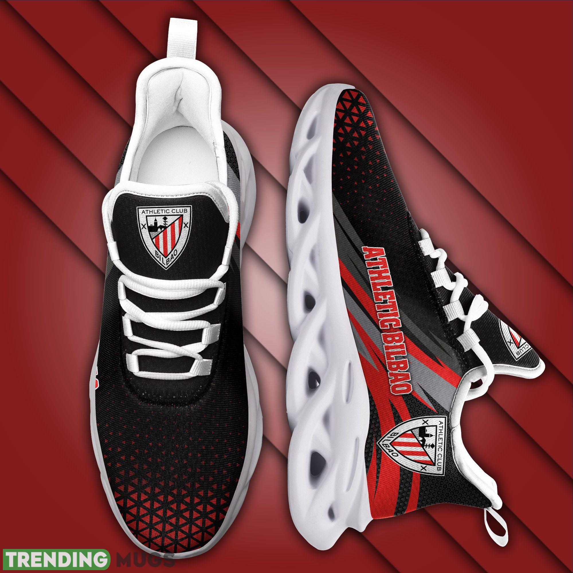 Athletic Bilbao Logo Custom Name Running Sneaker Max Soul Shoes In Black Max Soul Athletic Bilbao Logo Custom Name Running Sneaker Max Soul Shoes In Black Max Soul