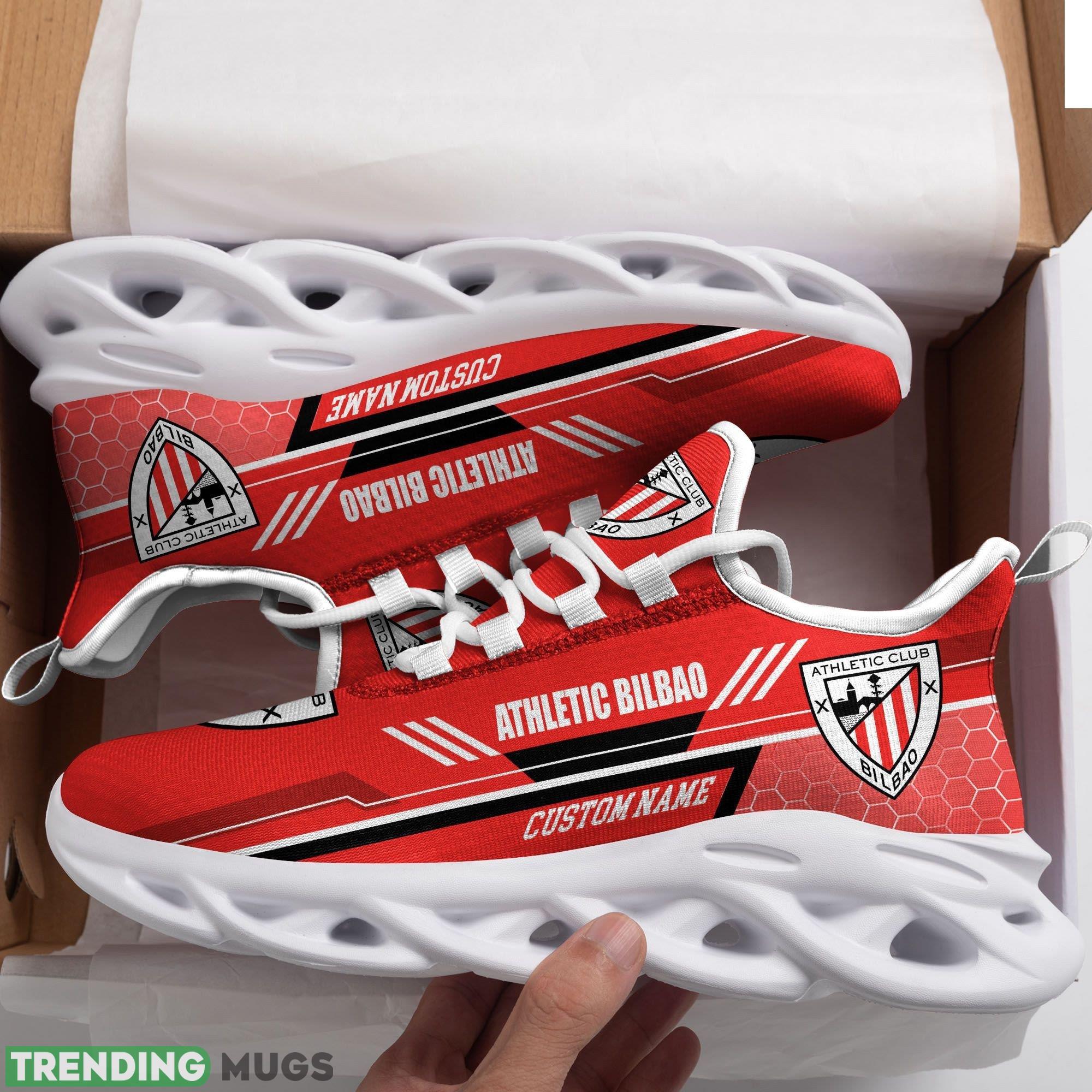 Athletic Bilbao Logo Custom Name Running Sneaker Max Soul Shoes In Red - Athletic Bilbao Logo Custom Name Pattern 3D Max Soul Sneaker Shoes In Red_1 Athletic Bilbao Logo Custom Name Running Sneaker Max Soul Shoes In Red - Athletic Bilbao Logo Custom Name Pattern 3D Max Soul Sneaker Shoes In Red_1