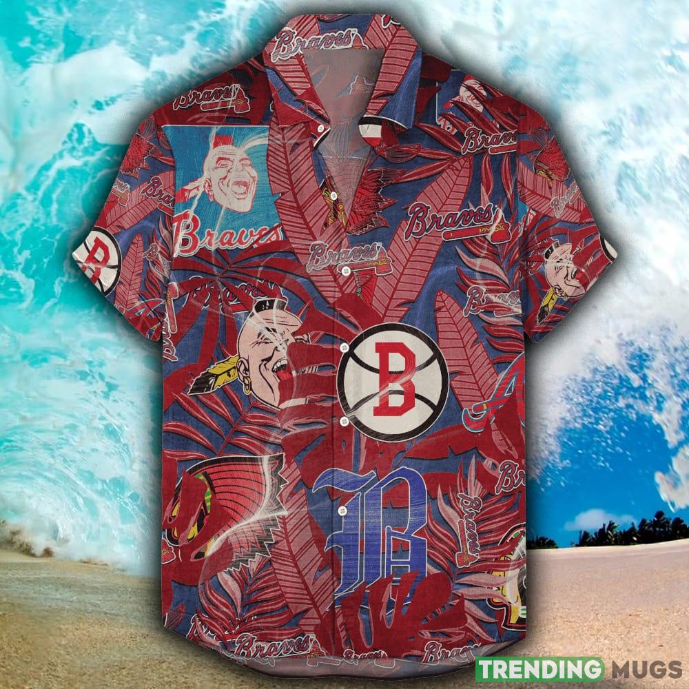 Atlanta braves Hawaiian Retro Logo MLB Summer Beach Men And Women Gift For Fans - Atlanta braves Hawaiian Retro “Logo Revolution” MLB_1 Atlanta braves Hawaiian Retro Logo MLB Summer Beach Men And Women Gift For Fans - Atlanta braves Hawaiian Retro “Logo Revolution” MLB_1