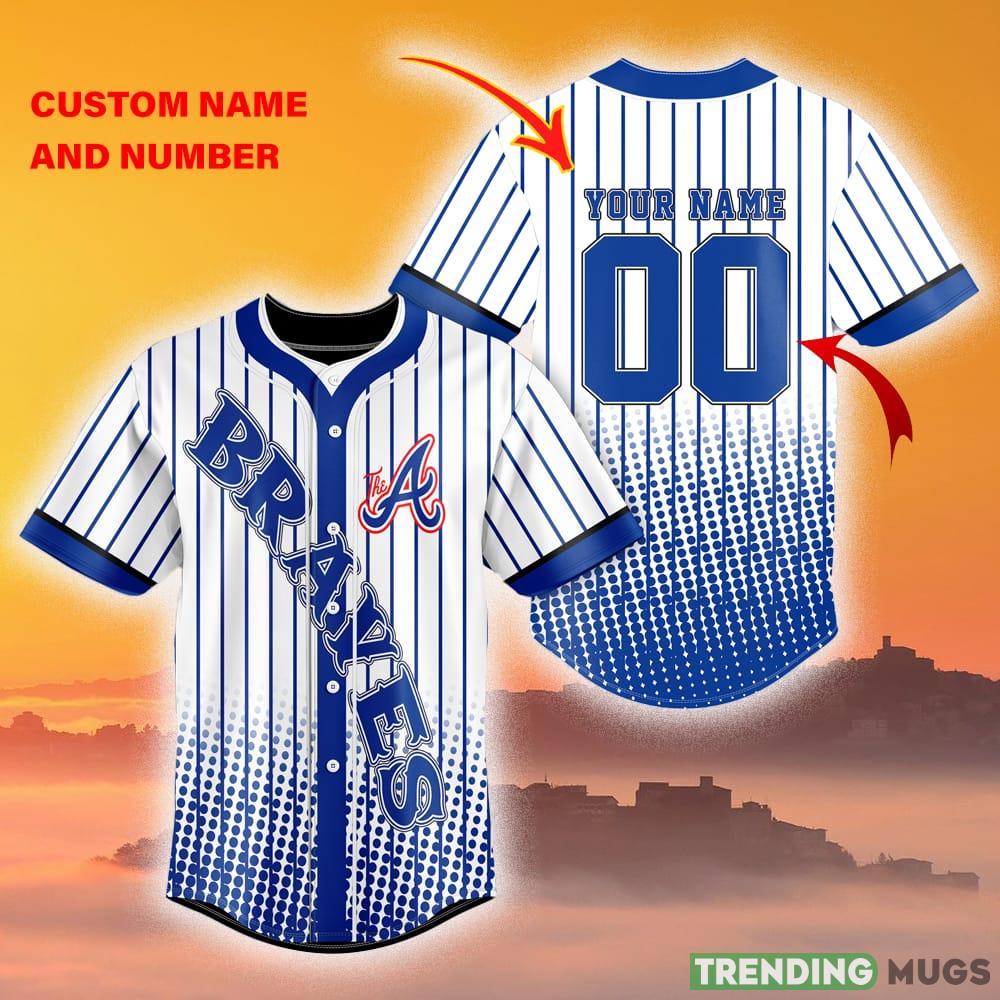 Atlanta braves Premium MLB Jersey Shirt Custom Number And Name For Men And Women Gift Fans - Atlanta braves-Premium MLB Teams Personalized Baseball Jersey_1 Atlanta braves Premium MLB Jersey Shirt Custom Number And Name For Men And Women Gift Fans - Atlanta braves-Premium MLB Teams Personalized Baseball Jersey_1