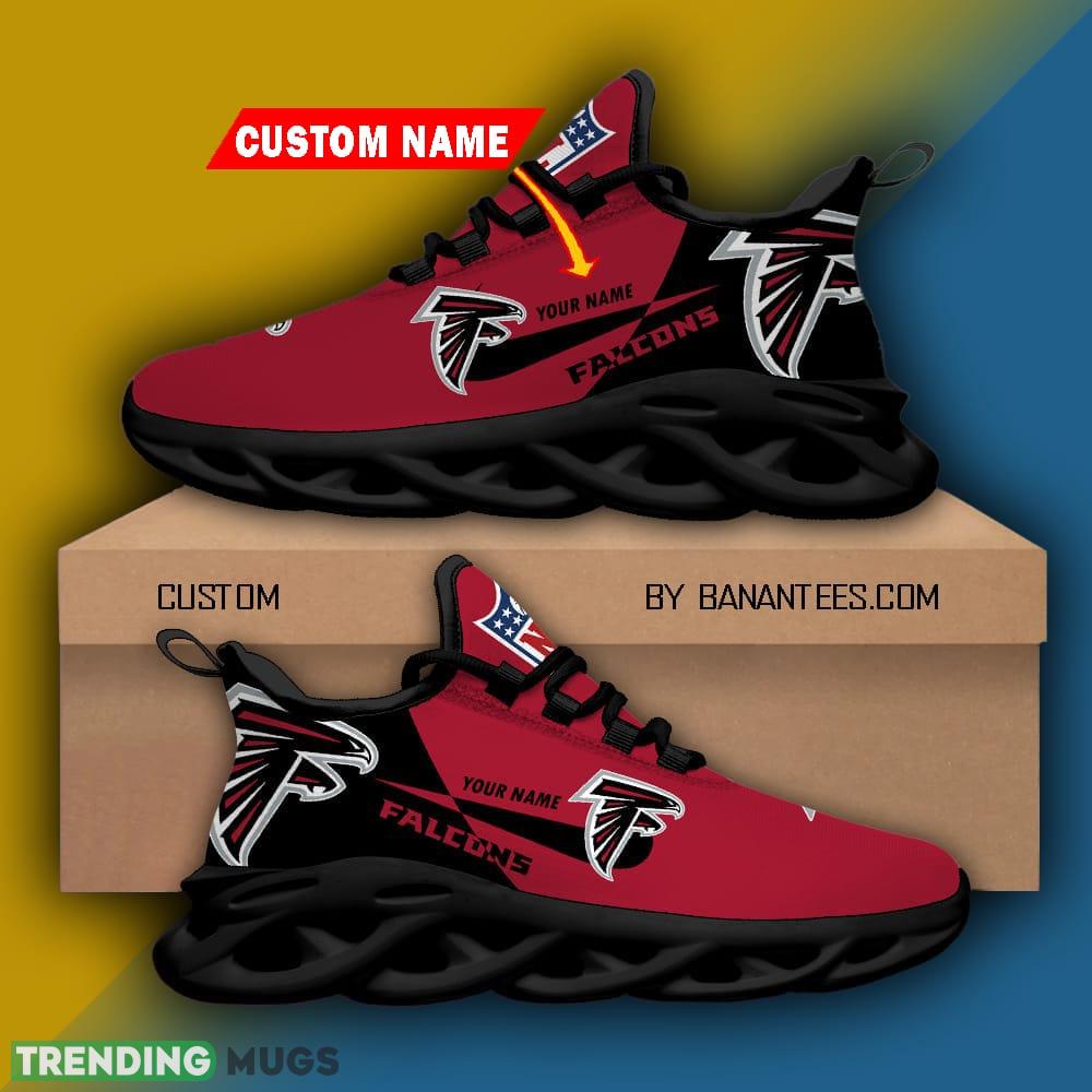 Atlanta Falcons Brand New Full Colors NFL Personalized Name Max Soul Shoes Max Soul Atlanta Falcons Brand New Full Colors NFL Personalized Name Max Soul Shoes Max Soul