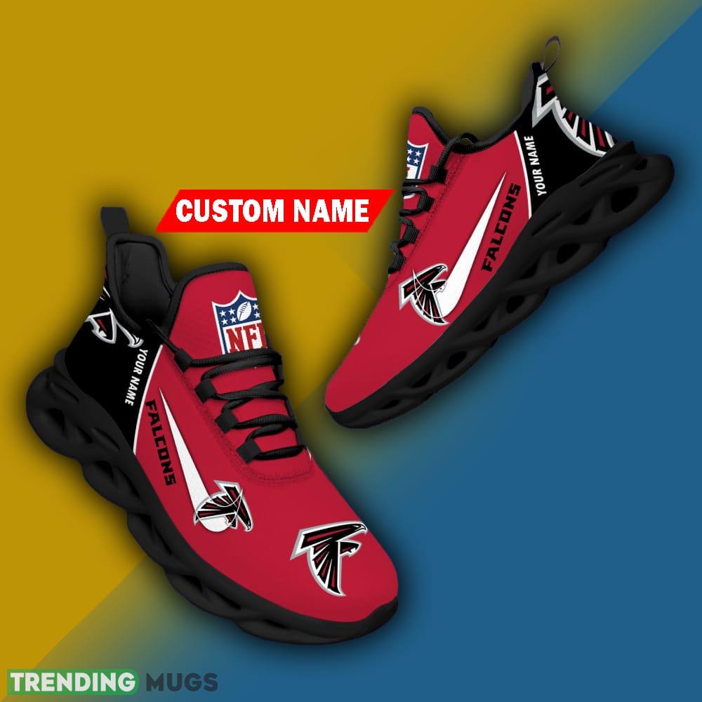 Atlanta Falcons Custom Name Luxury Brand NFL Max Soul Shoes Gift For Men Women Max Soul Atlanta Falcons Custom Name Luxury Brand NFL Max Soul Shoes Gift For Men Women Max Soul